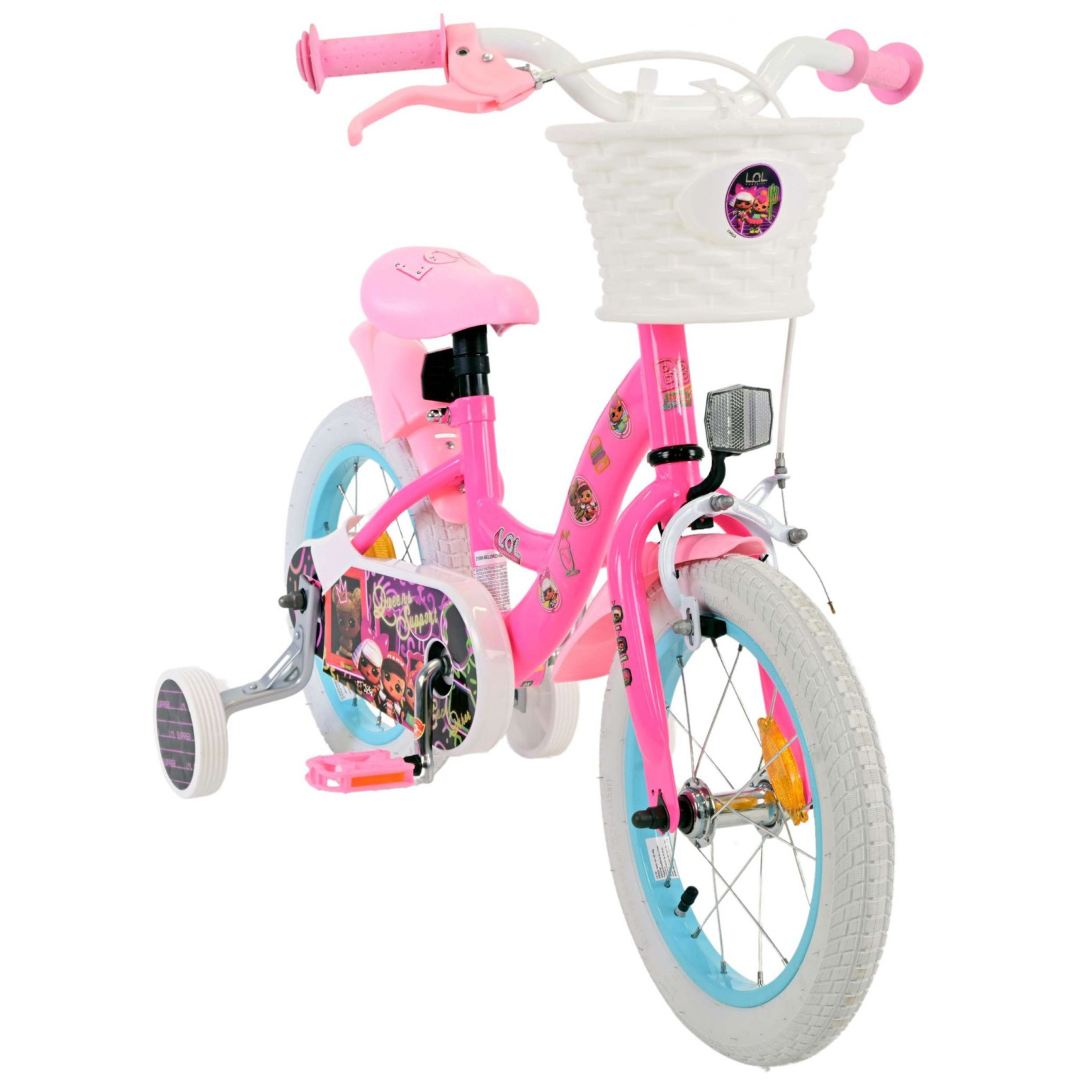 LOL Surprise Fiets - 14 inch - Roze