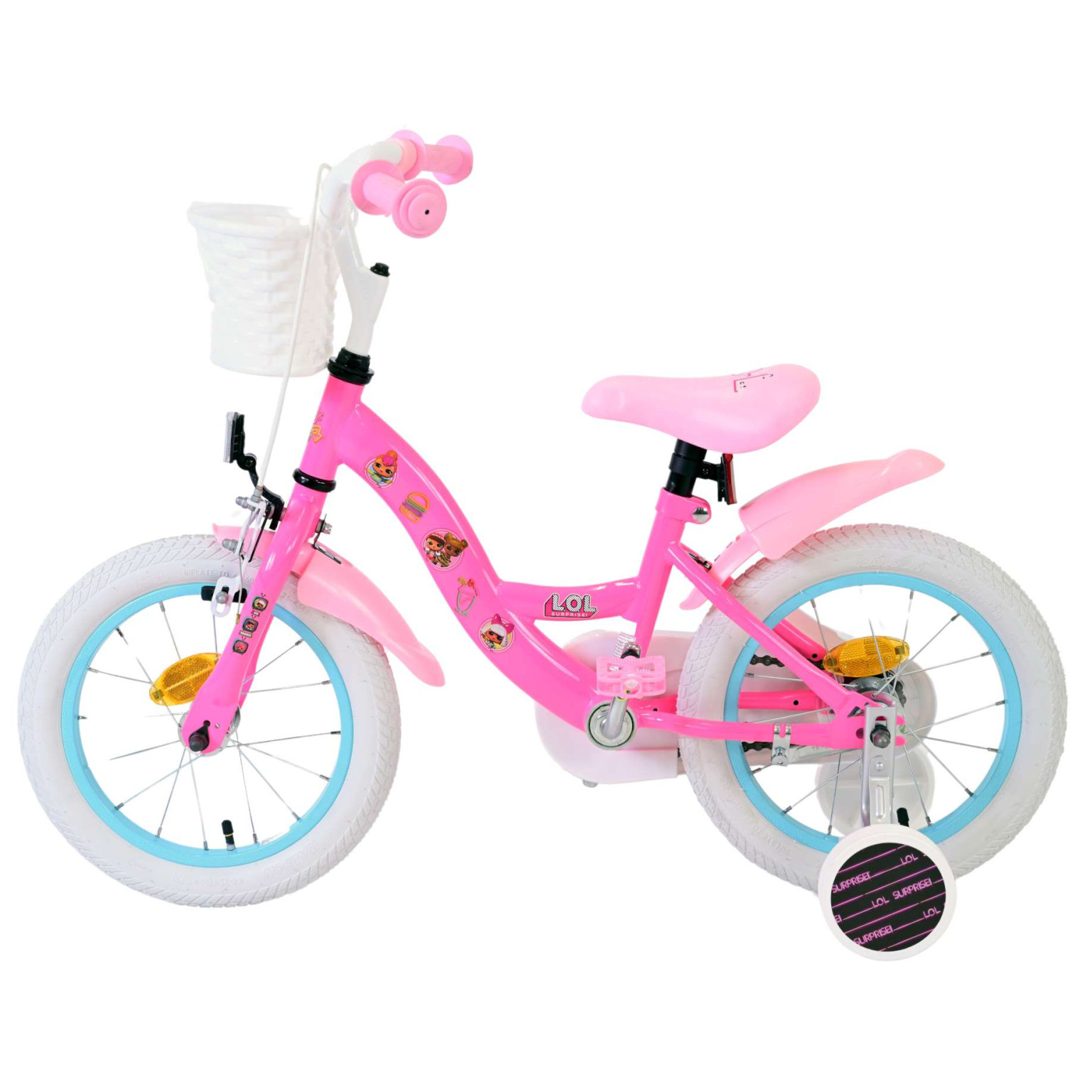 LOL Surprise Fiets - 14 inch - Roze