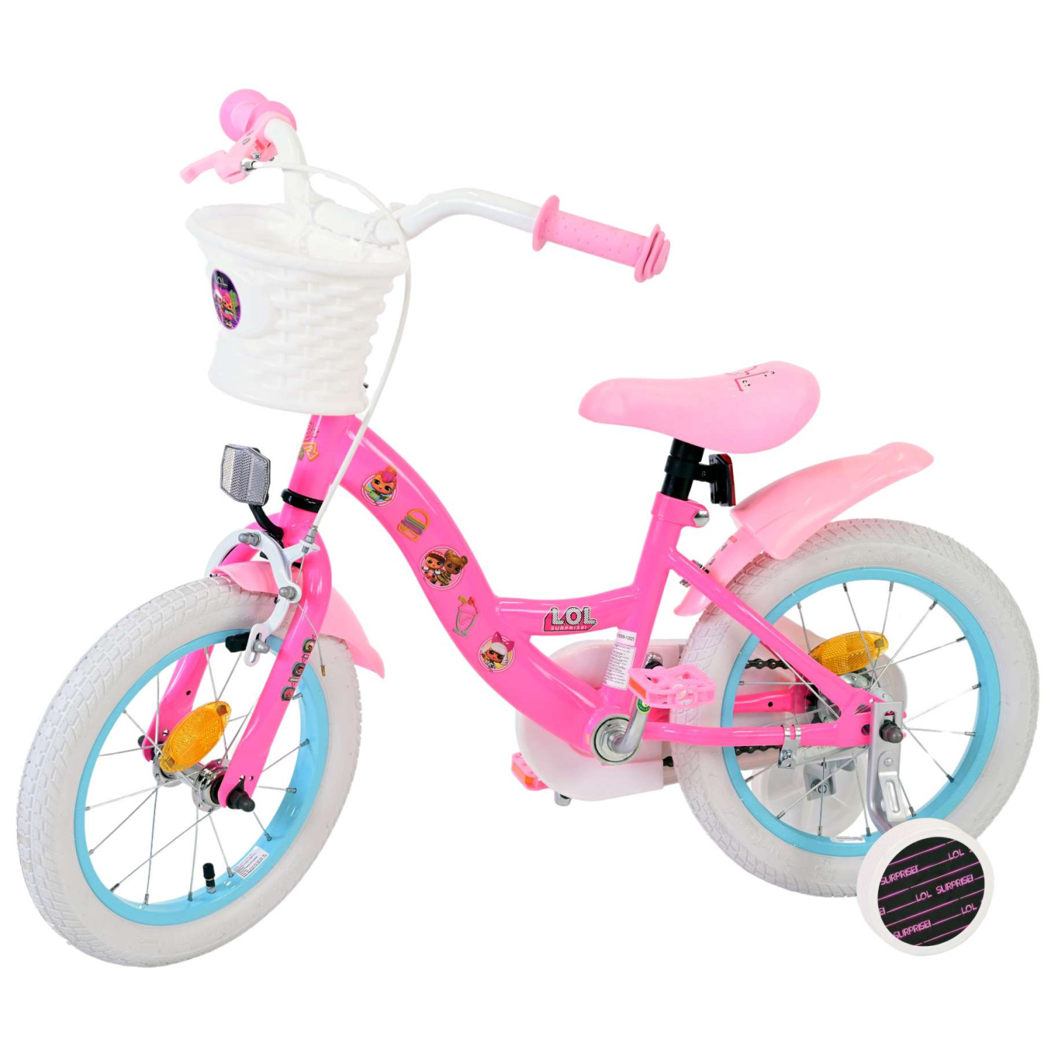 LOL Surprise Fiets - 14 inch - Roze