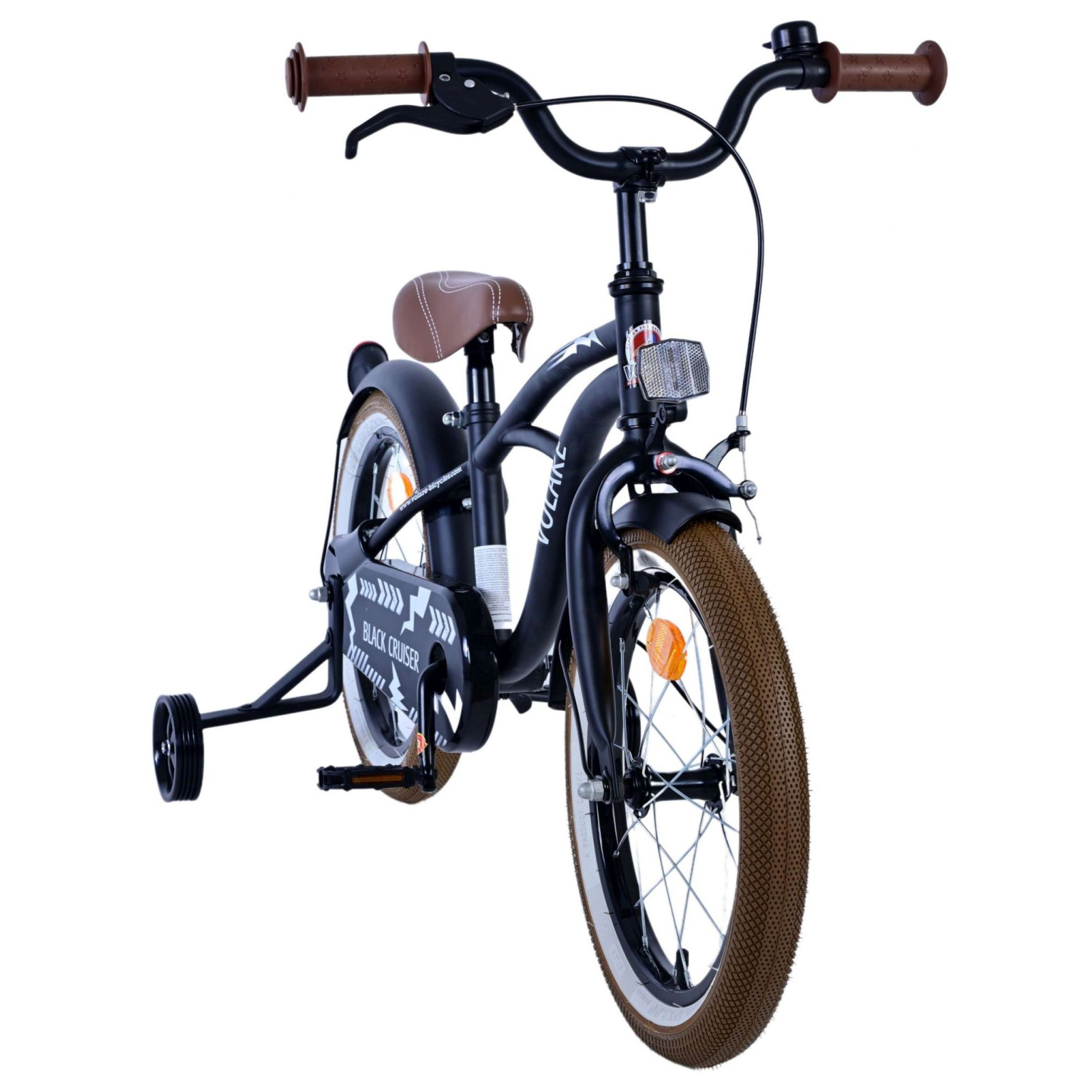 Volare Black Cruiser Fiets - 16 inch - Zwart