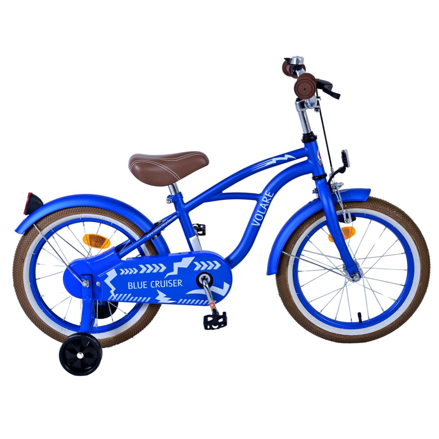 Volare Blue Cruiser Fiets - 16 inch - Blauw