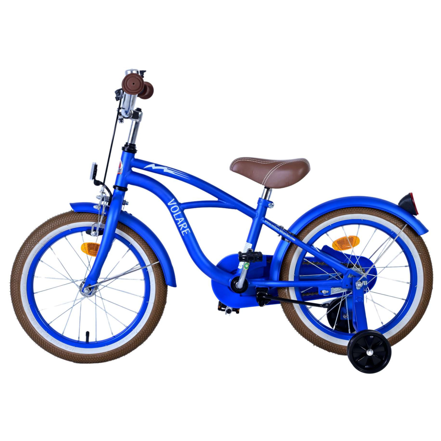 Volare Blue Cruiser Fiets - 16 inch - Blauw