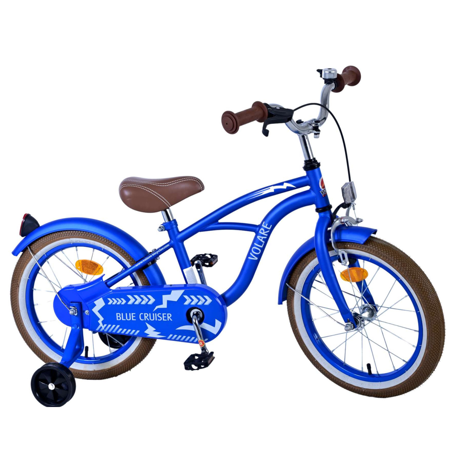 Volare Blue Cruiser Fiets - 16 inch - Blauw