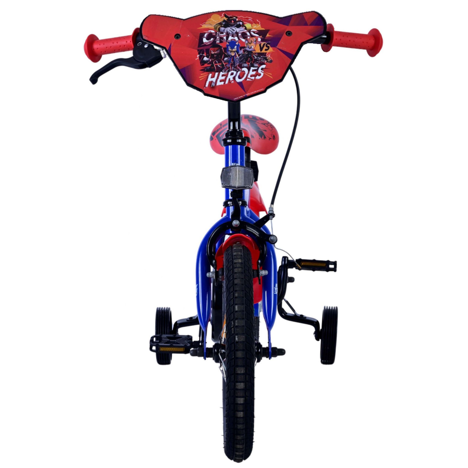 Sonic Prime Fiets - 14 inch - Blauw Rood