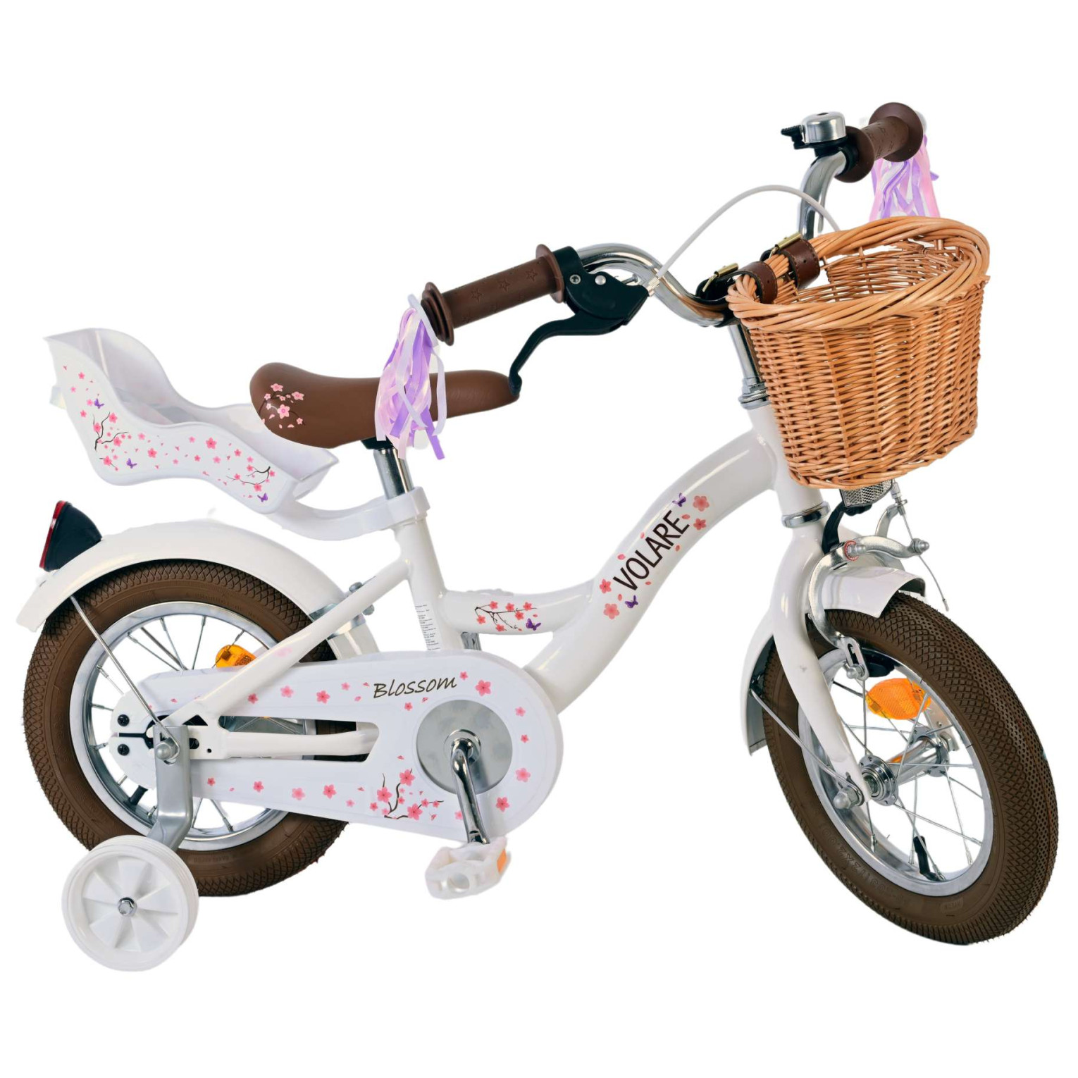 Volare Blossom Fiets - 12 inch - Wit