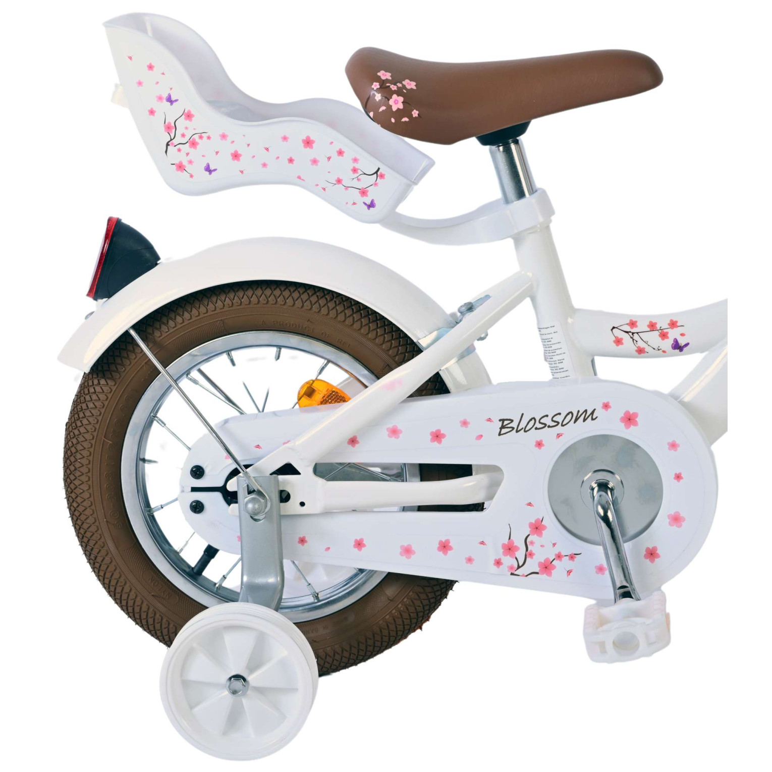 Volare Blossom Fiets - 12 inch - Wit