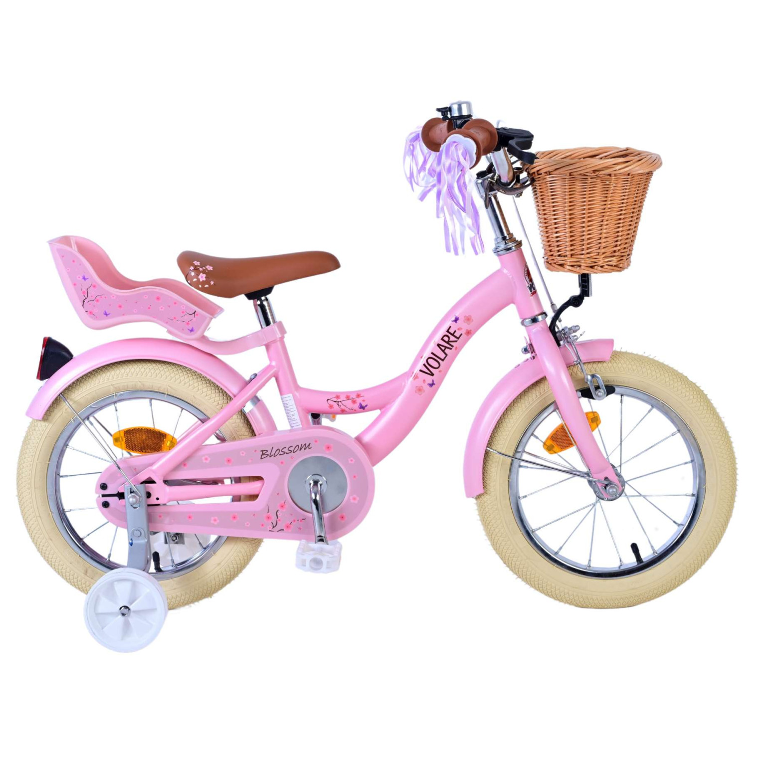 Volare Blossom Fiets - 14 inch - Roze