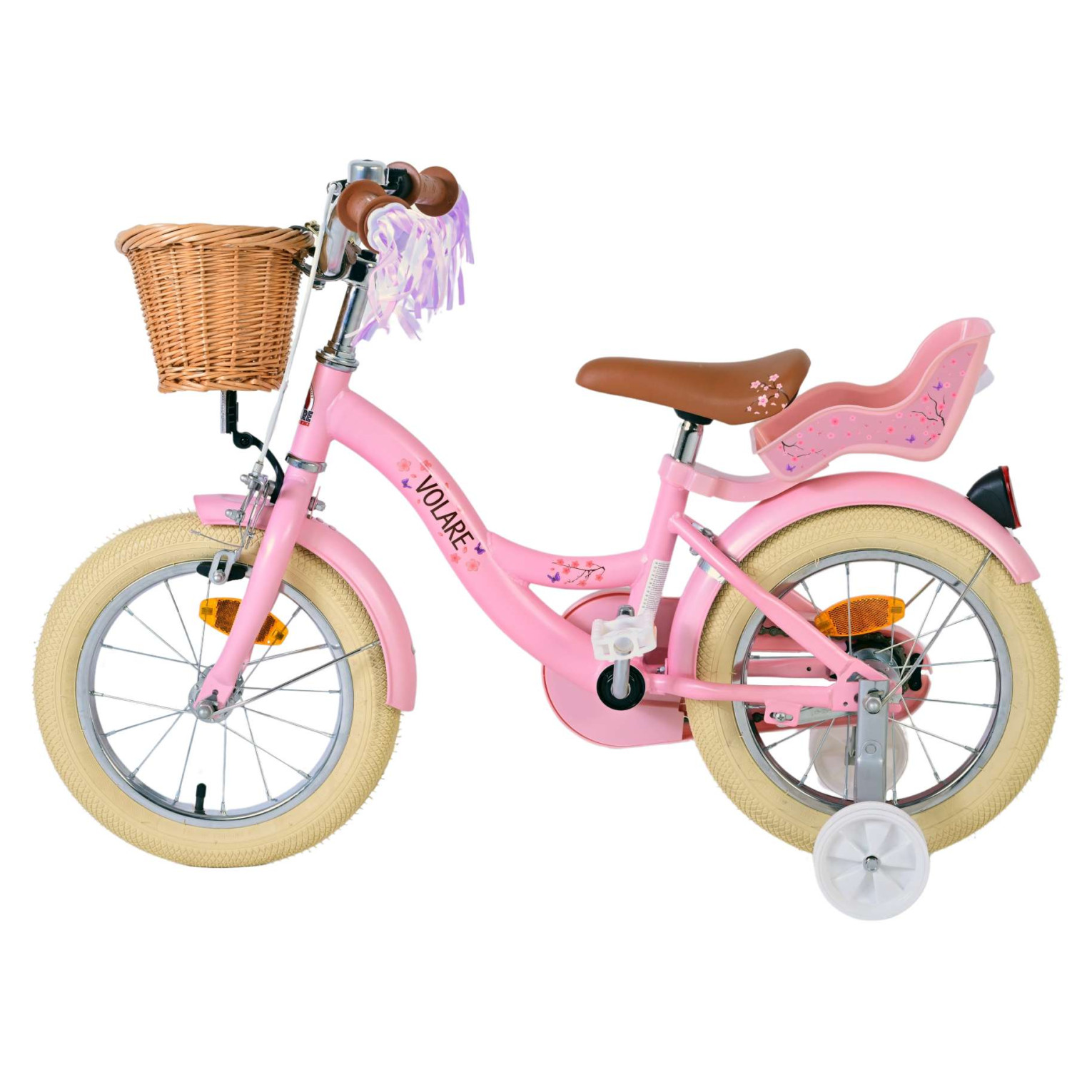 Volare Blossom Fiets - 14 inch - Roze