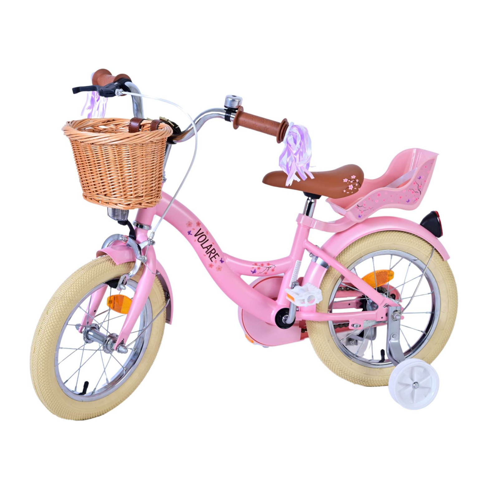 Volare Blossom Fiets - 14 inch - Roze