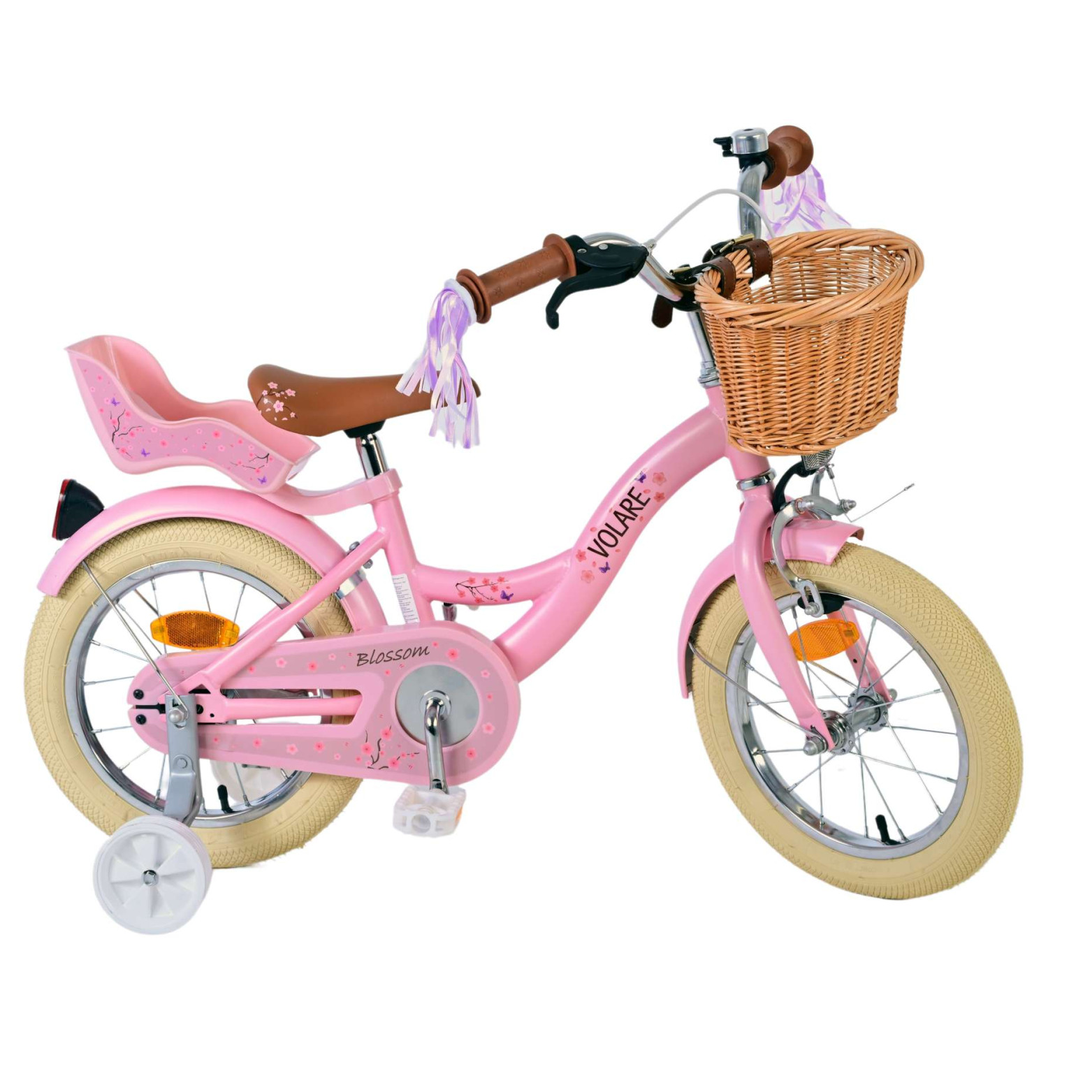 Volare Blossom Fiets - 14 inch - Roze