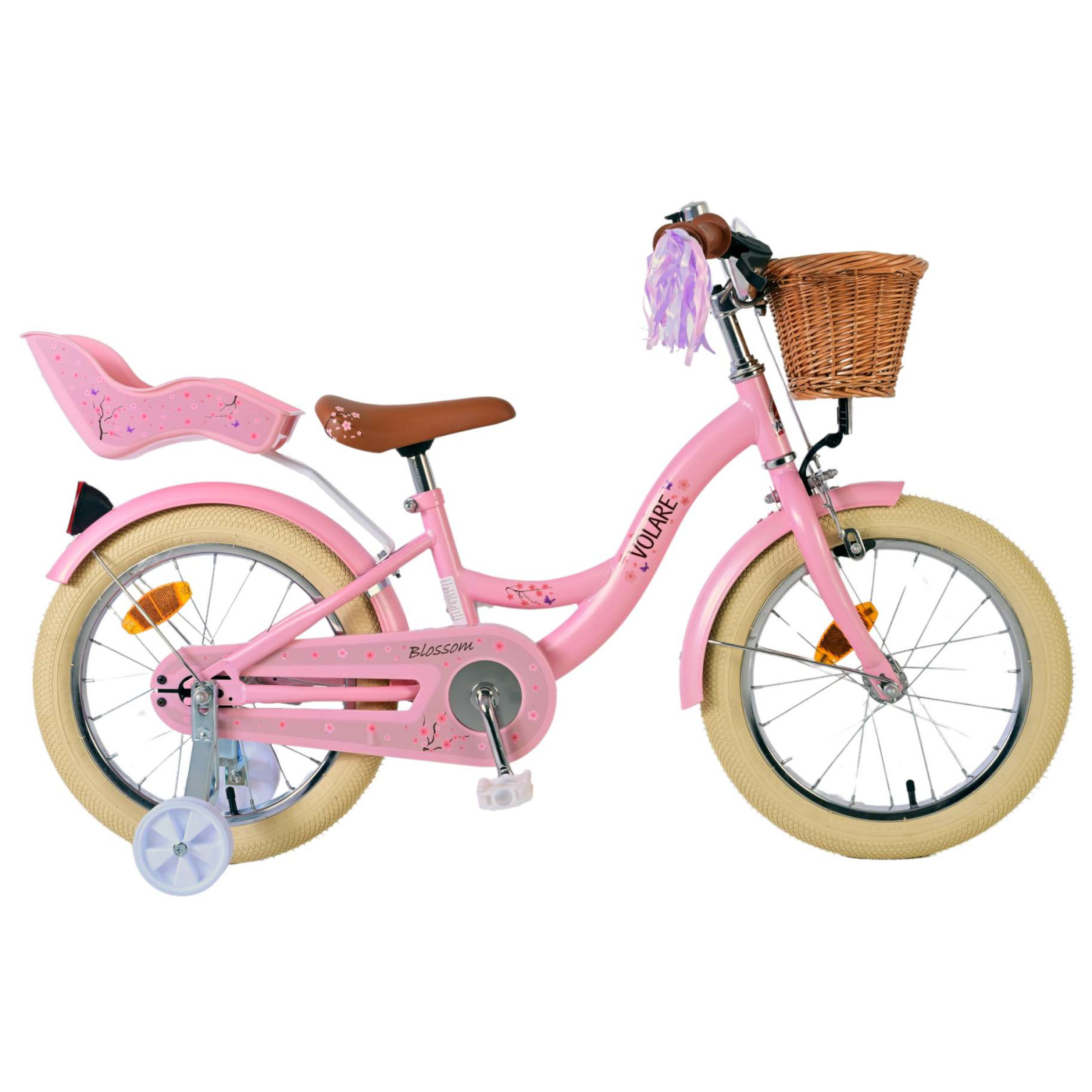 Volare Blossom Fiets - 16 inch - Roze