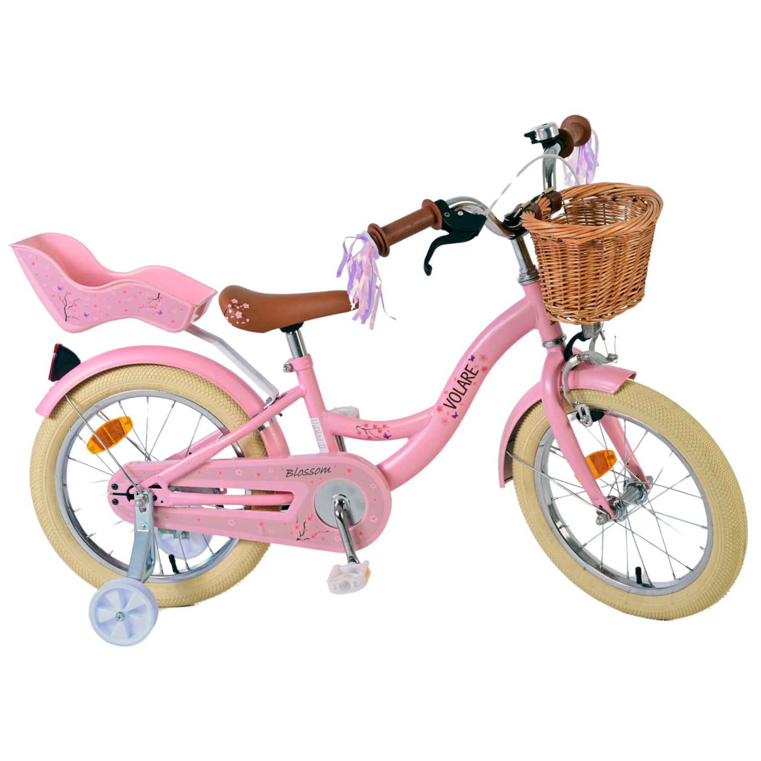 Volare Blossom Fiets - 16 inch - Roze