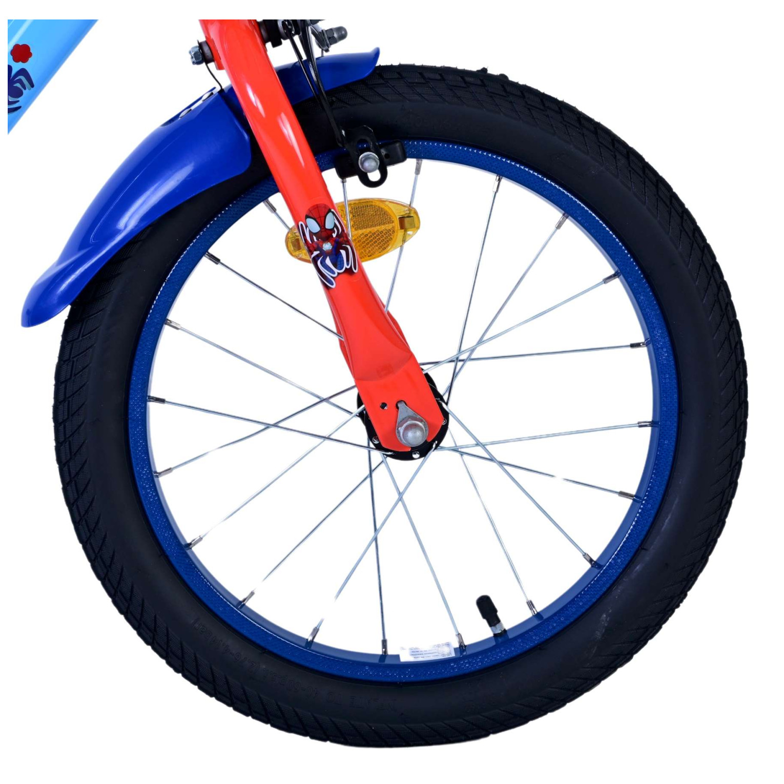 Spidey Fiets - 16 inch - Blauw - Twee handremmen