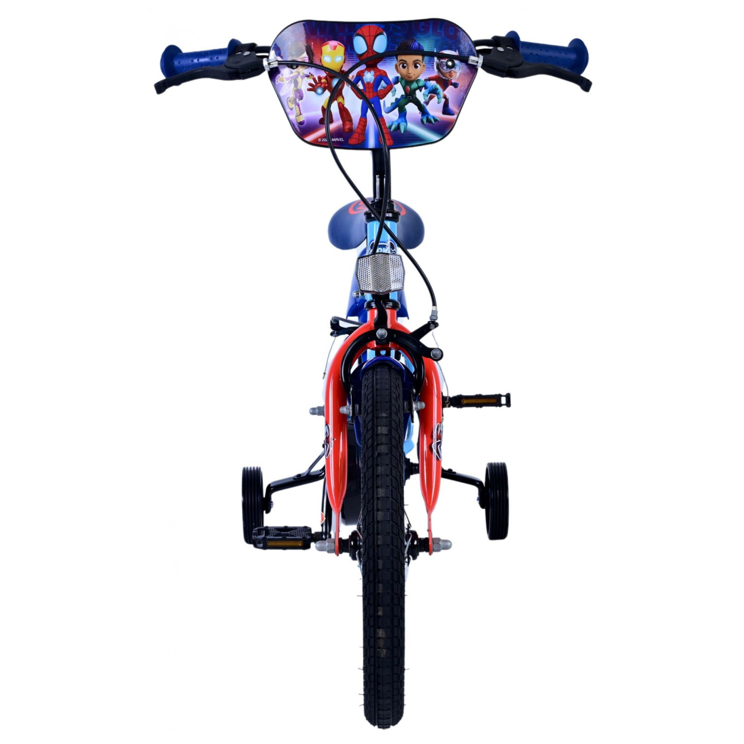 Spidey Fiets - 16 inch - Blauw - Twee handremmen