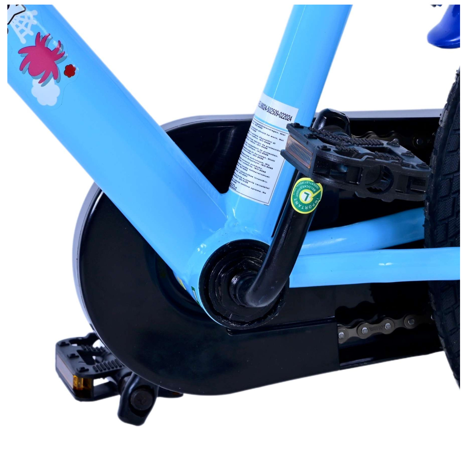 Spidey Fiets - 16 inch - Blauw - Twee handremmen