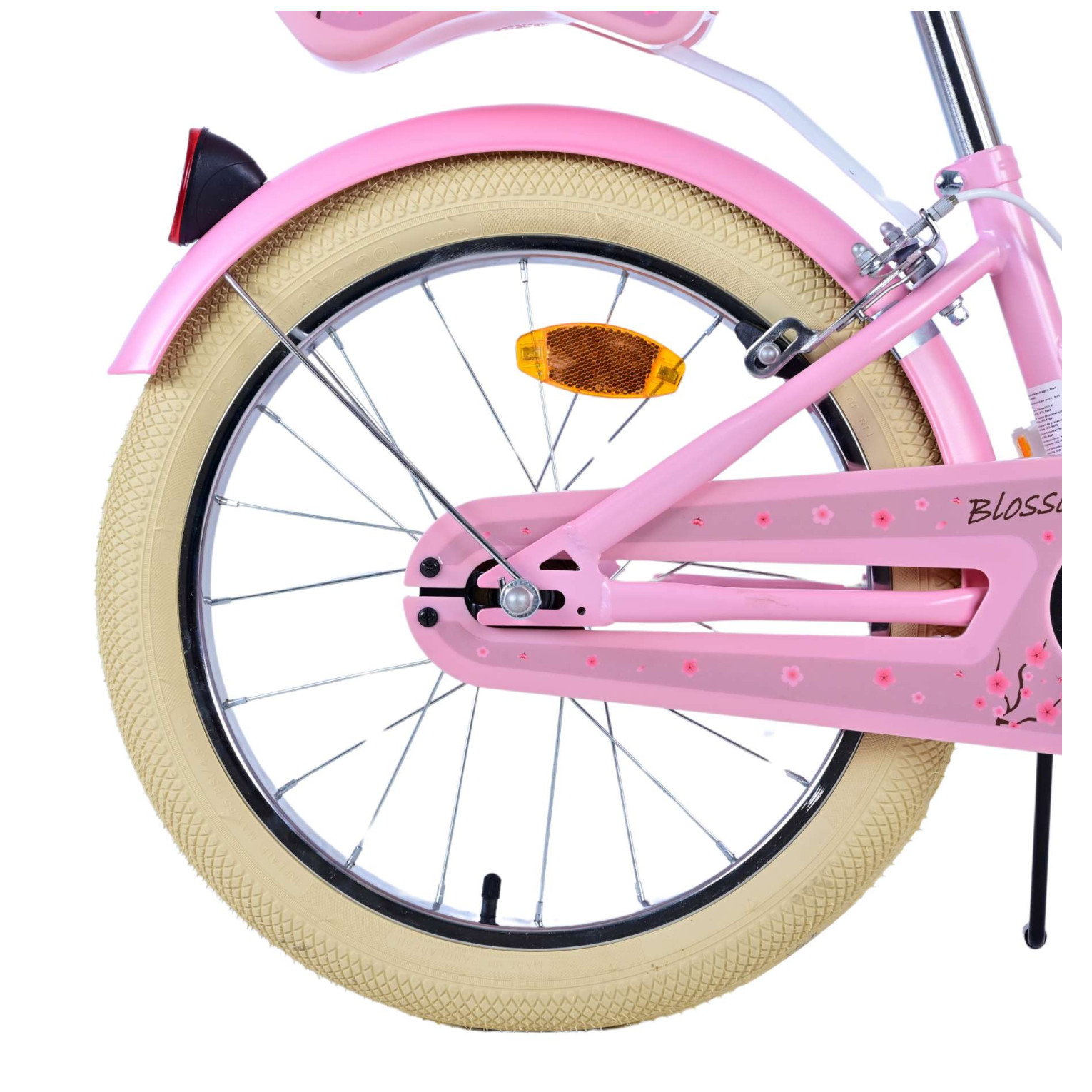 Volare Blossom Fiets - 18 inch - Roze - Twee handremmen