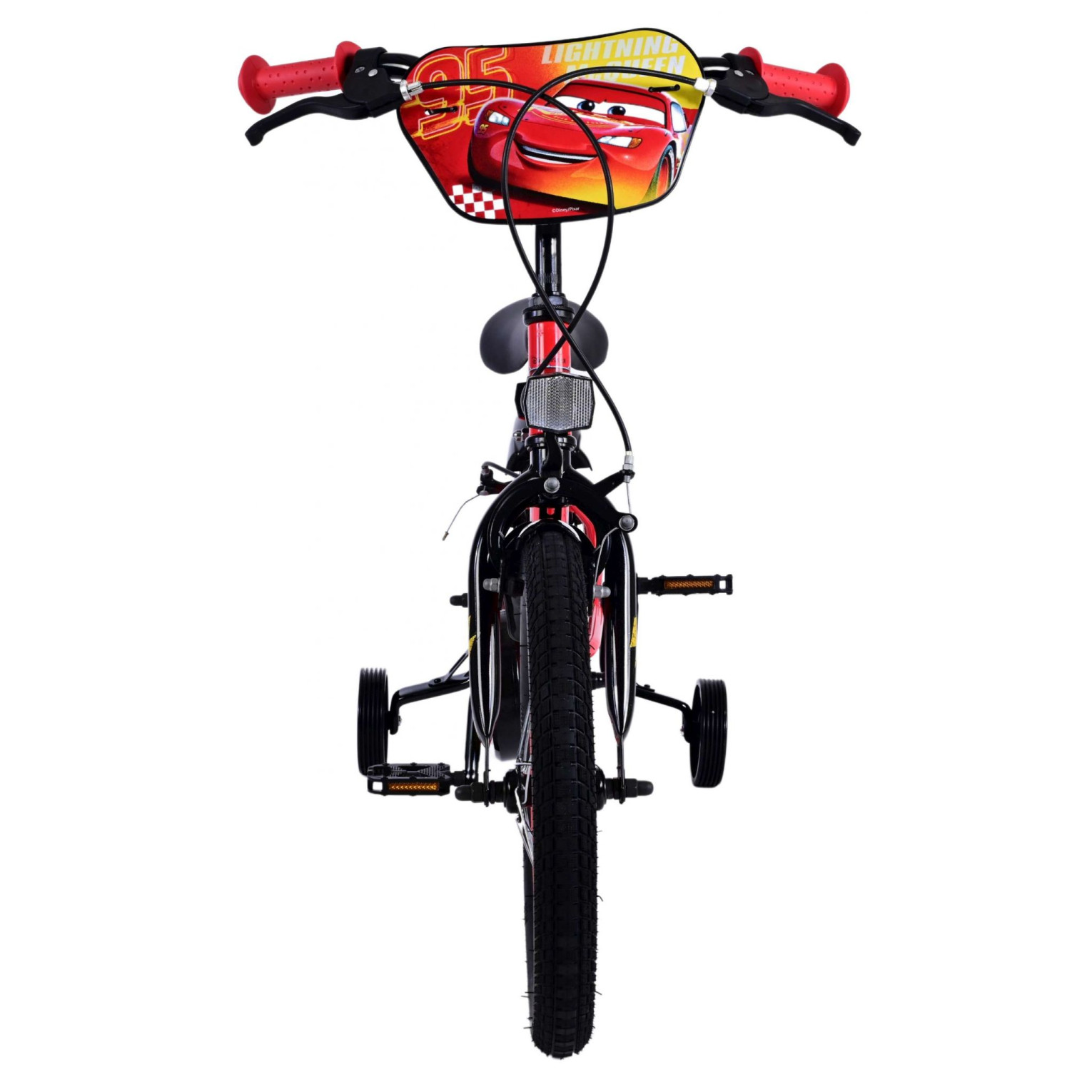 Disney Cars Fiets - 16 inch - Rood - Twee handremmen