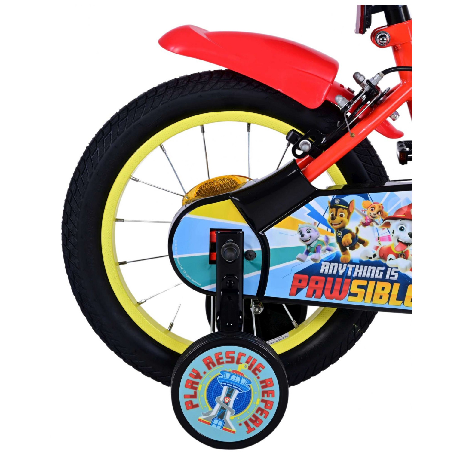 Paw Patrol Fiets - 14 inch - Twee handremmen