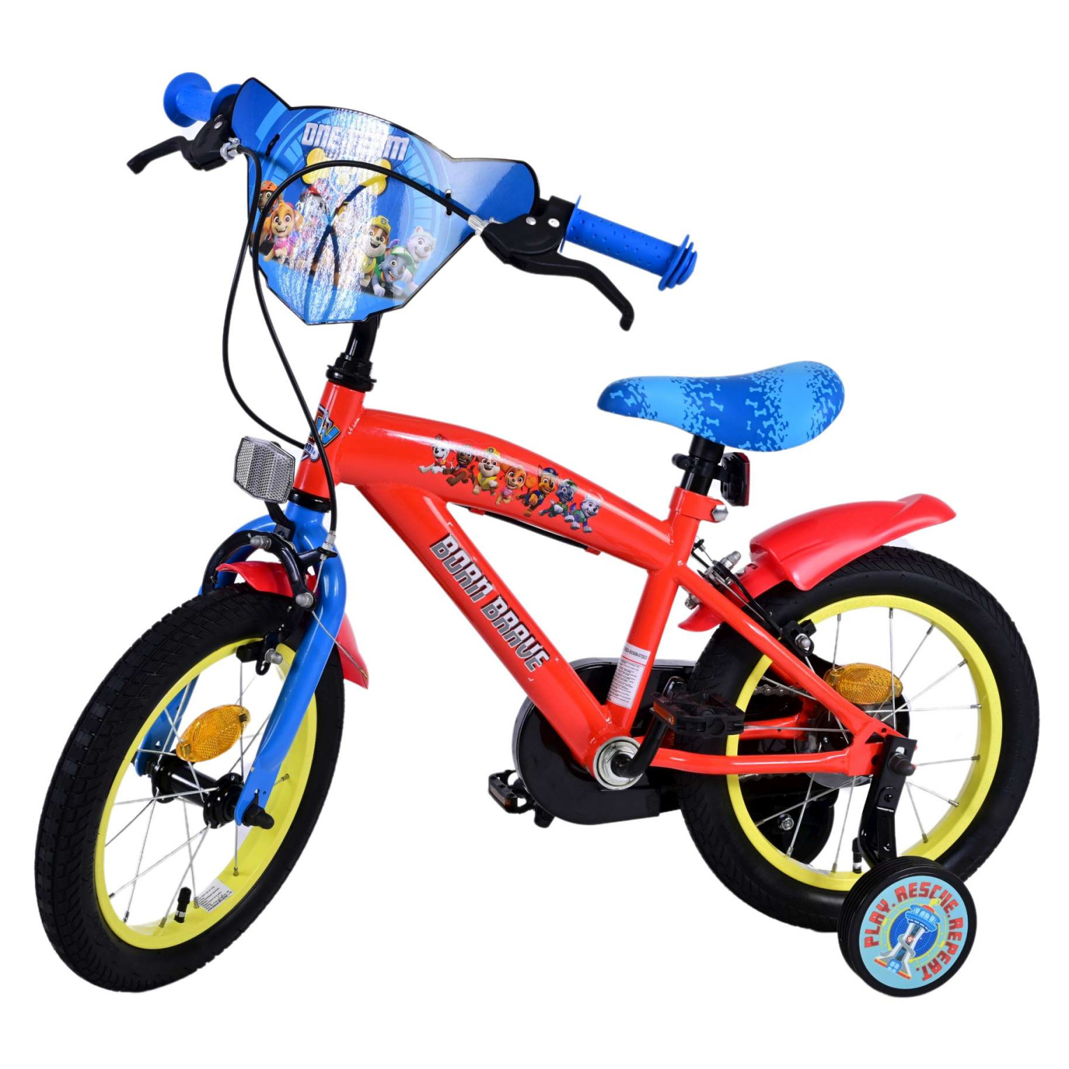 Paw Patrol Fiets - 14 inch - Twee handremmen