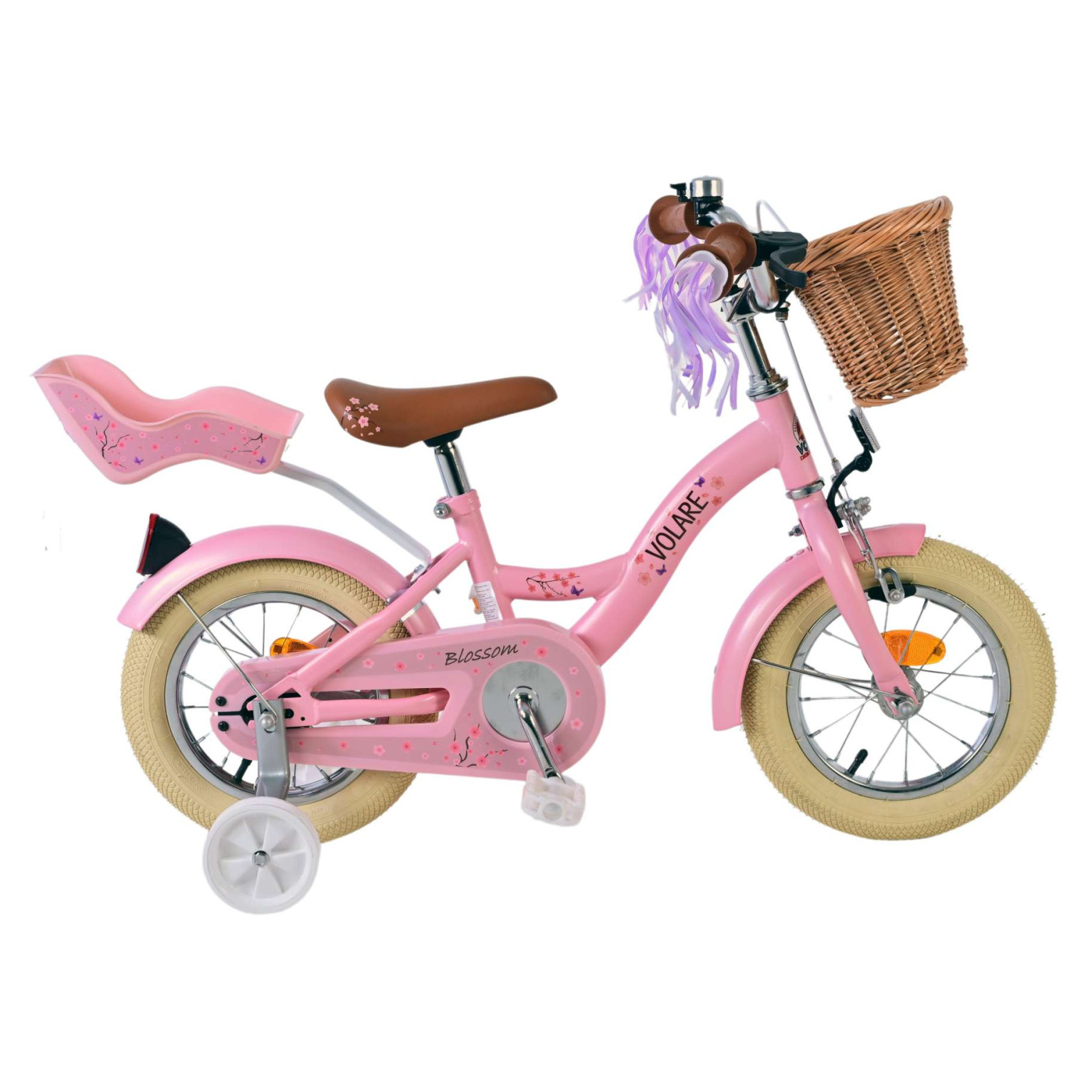 Volare Blossom Fiets - 12 inch - Roze