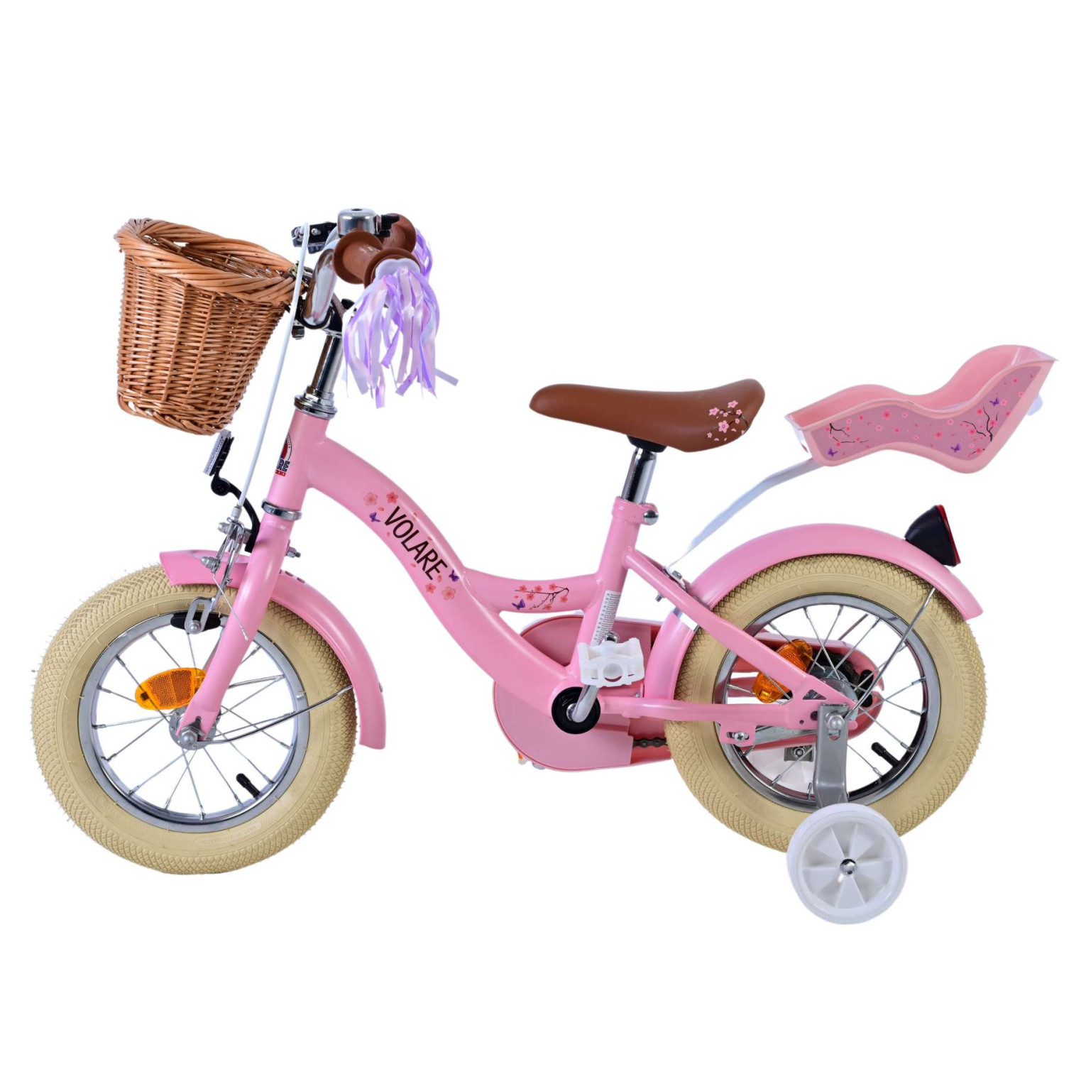 Volare Blossom Fiets - 12 inch - Roze