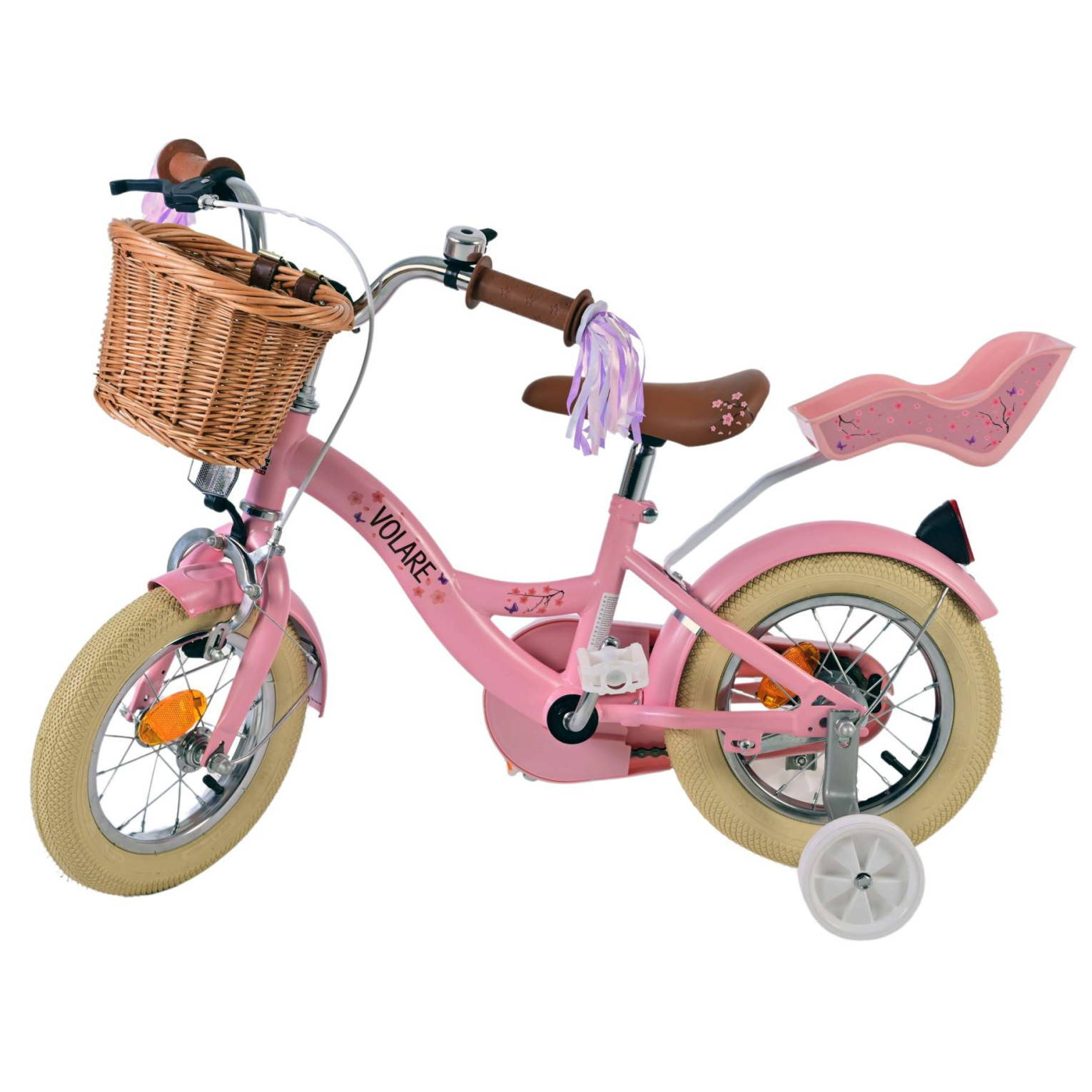 Volare Blossom Fiets - 12 inch - Roze