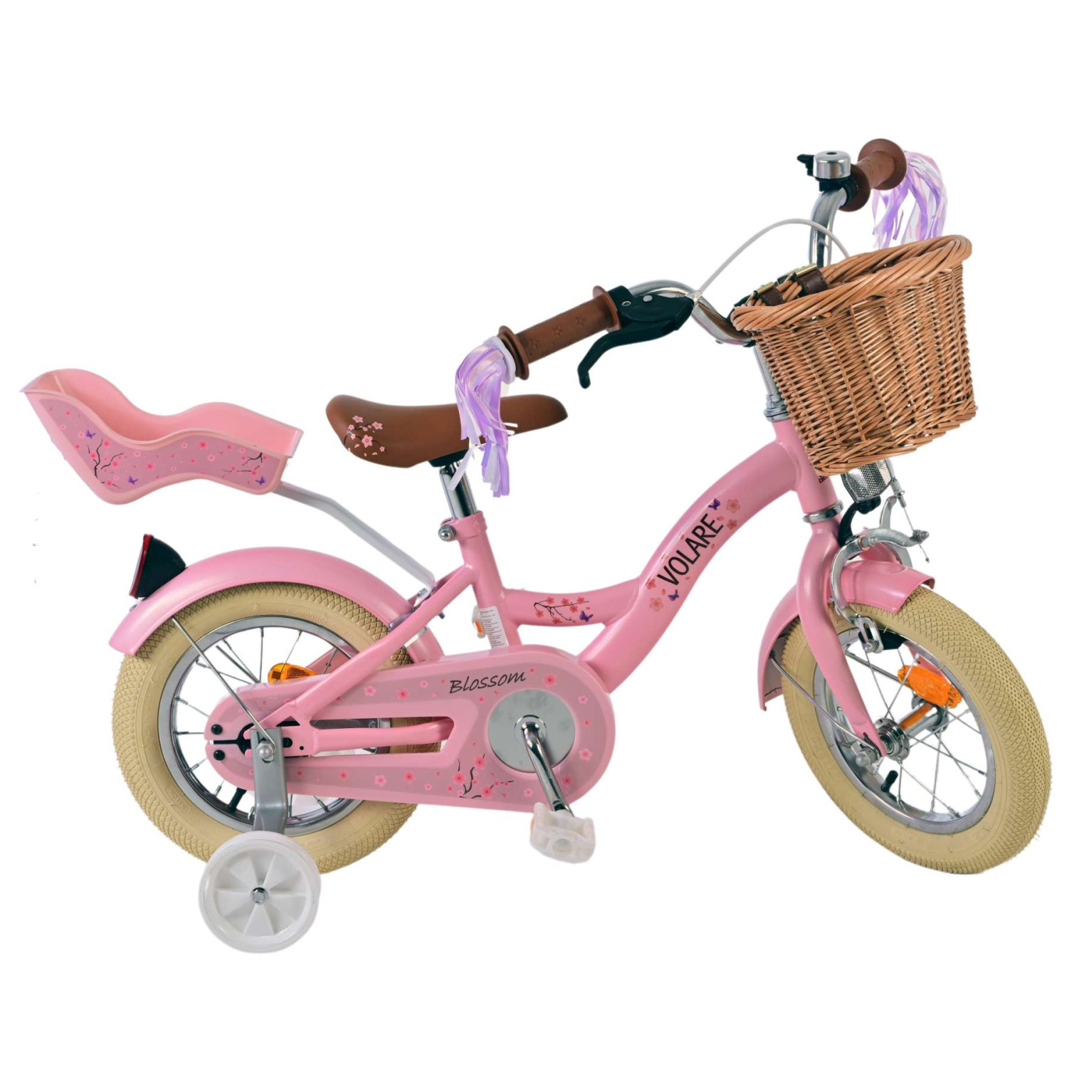 Volare Blossom Fiets - 12 inch - Roze