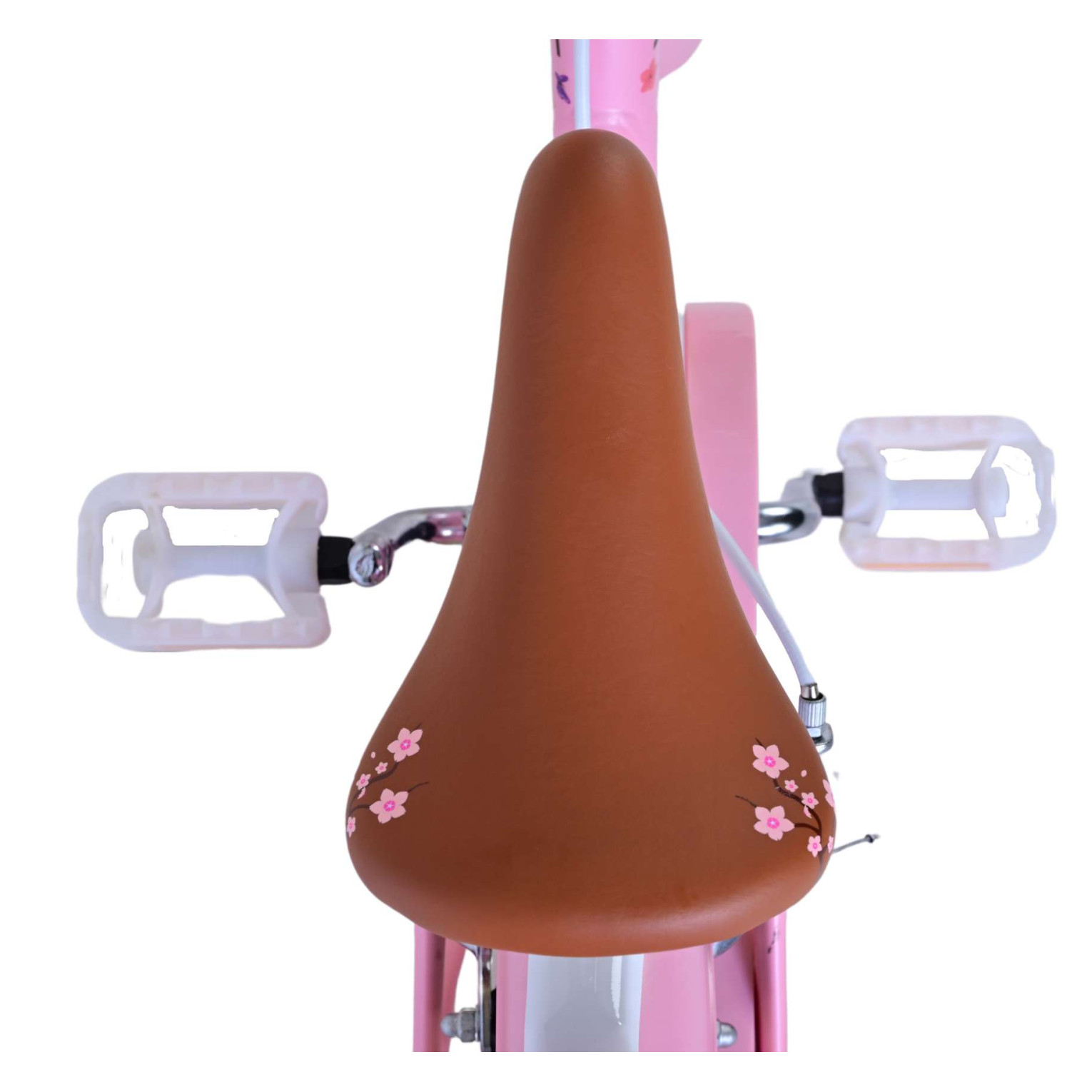 Volare Blossom Fiets - 12 inch - Roze - Twee handremmen