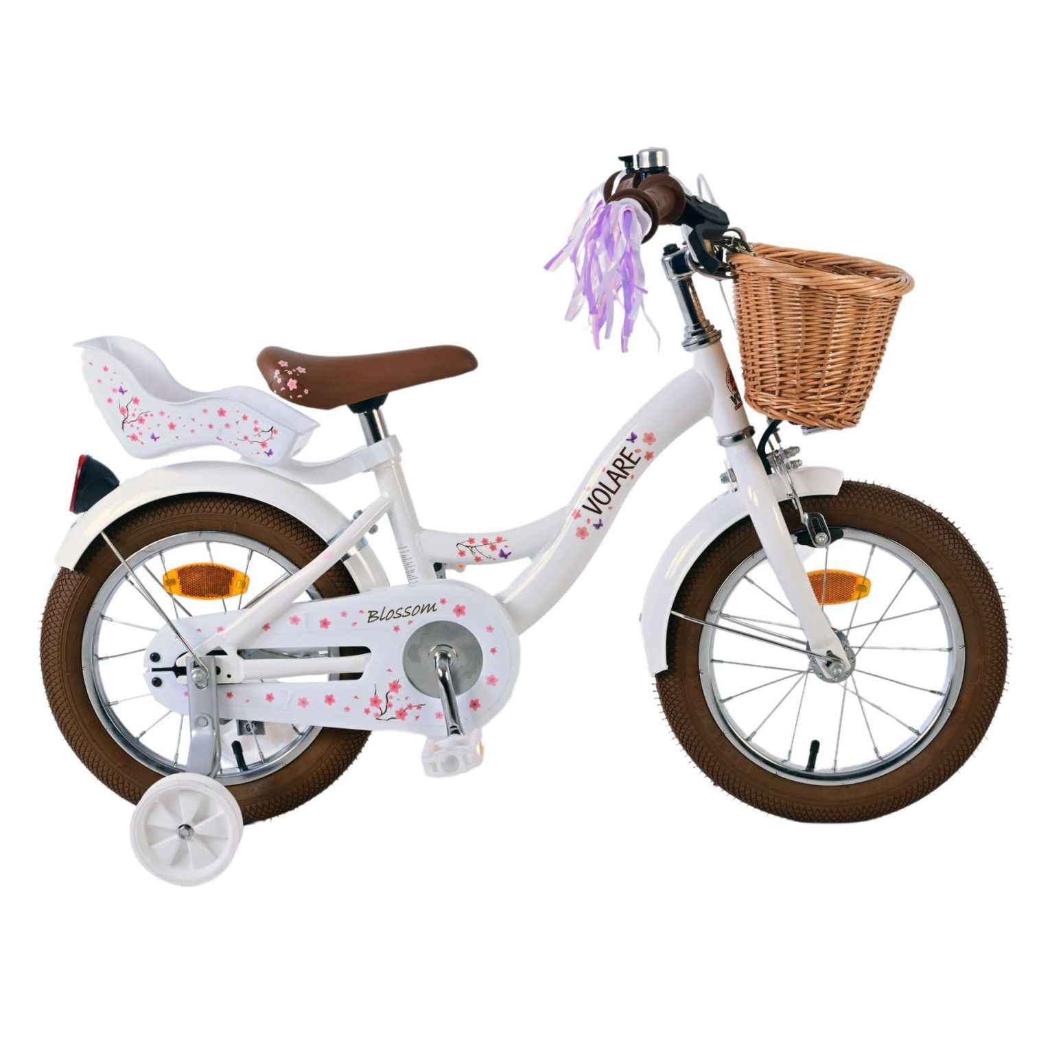 Volare Blossom Fiets - 14 inch - Wit