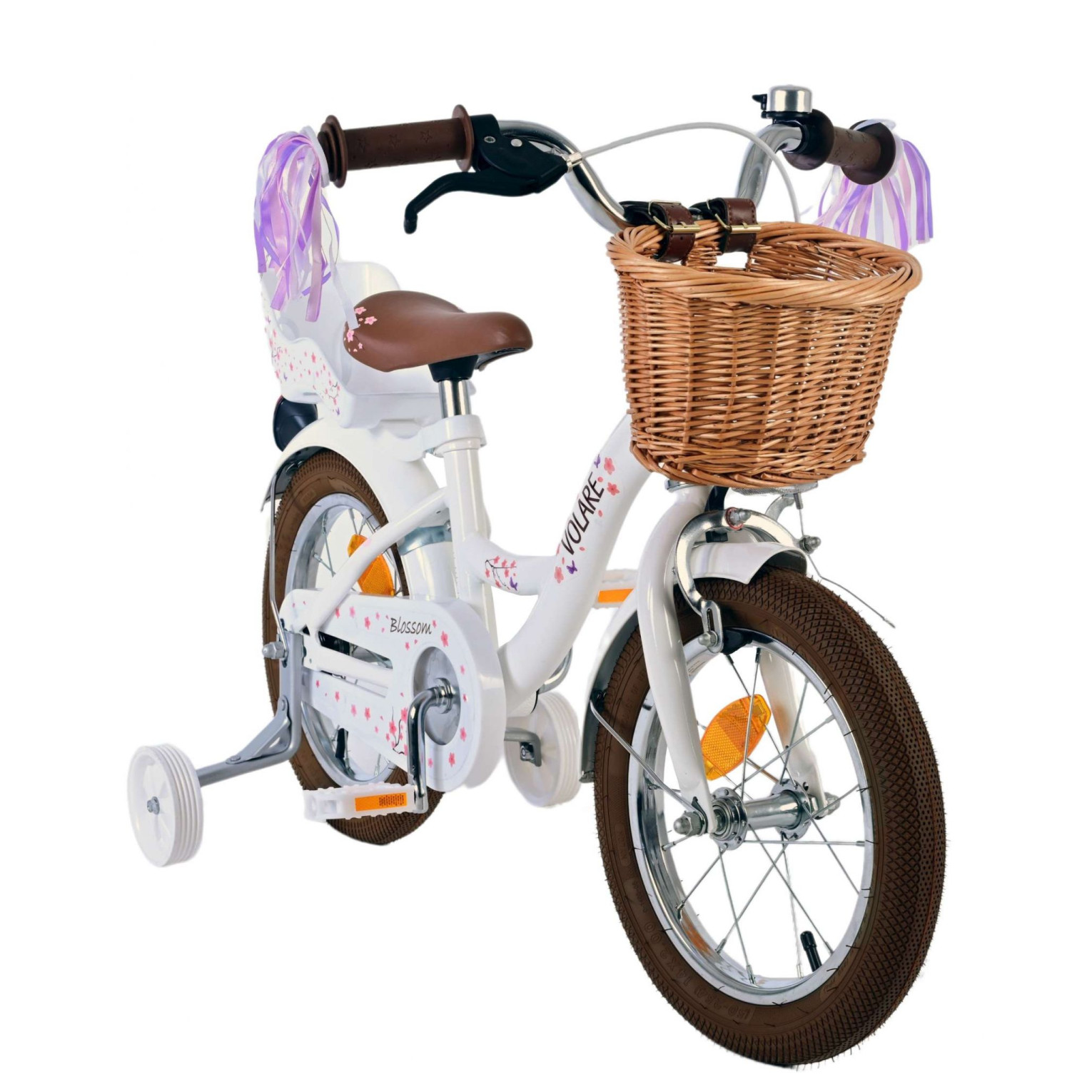 Volare Blossom Fiets - 14 inch - Wit