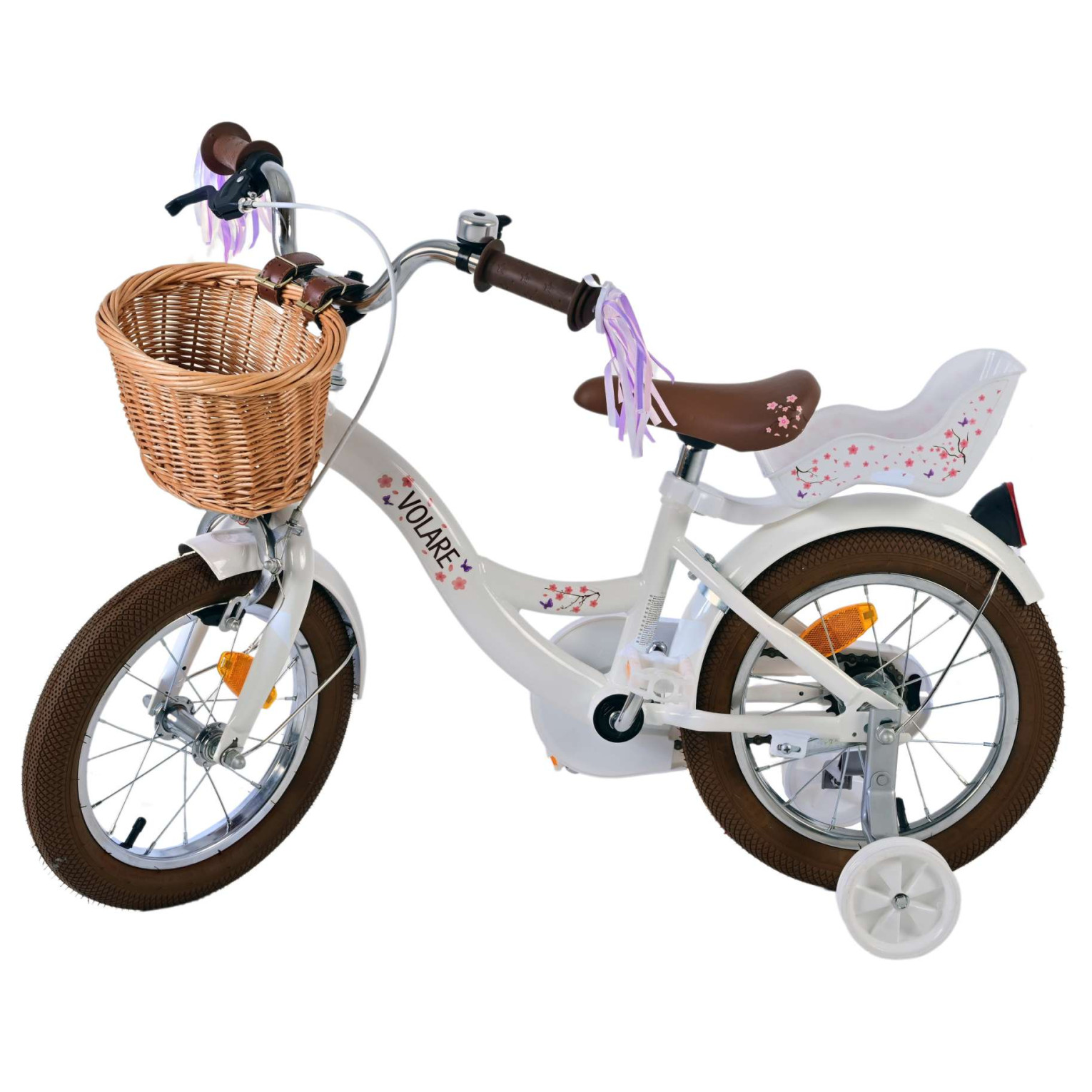 Volare Blossom Fiets - 14 inch - Wit