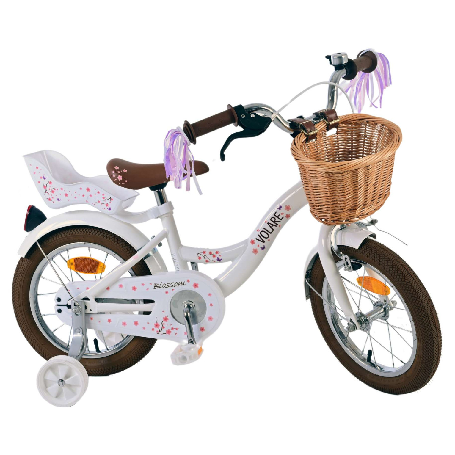 Volare Blossom Fiets - 14 inch - Wit