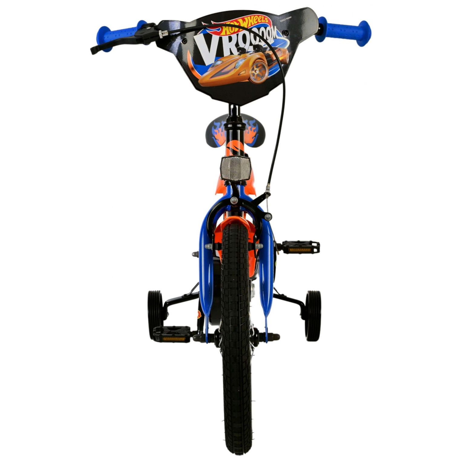 Hot Wheels Fiets - 16 inch - Zwart Oranje Blauw