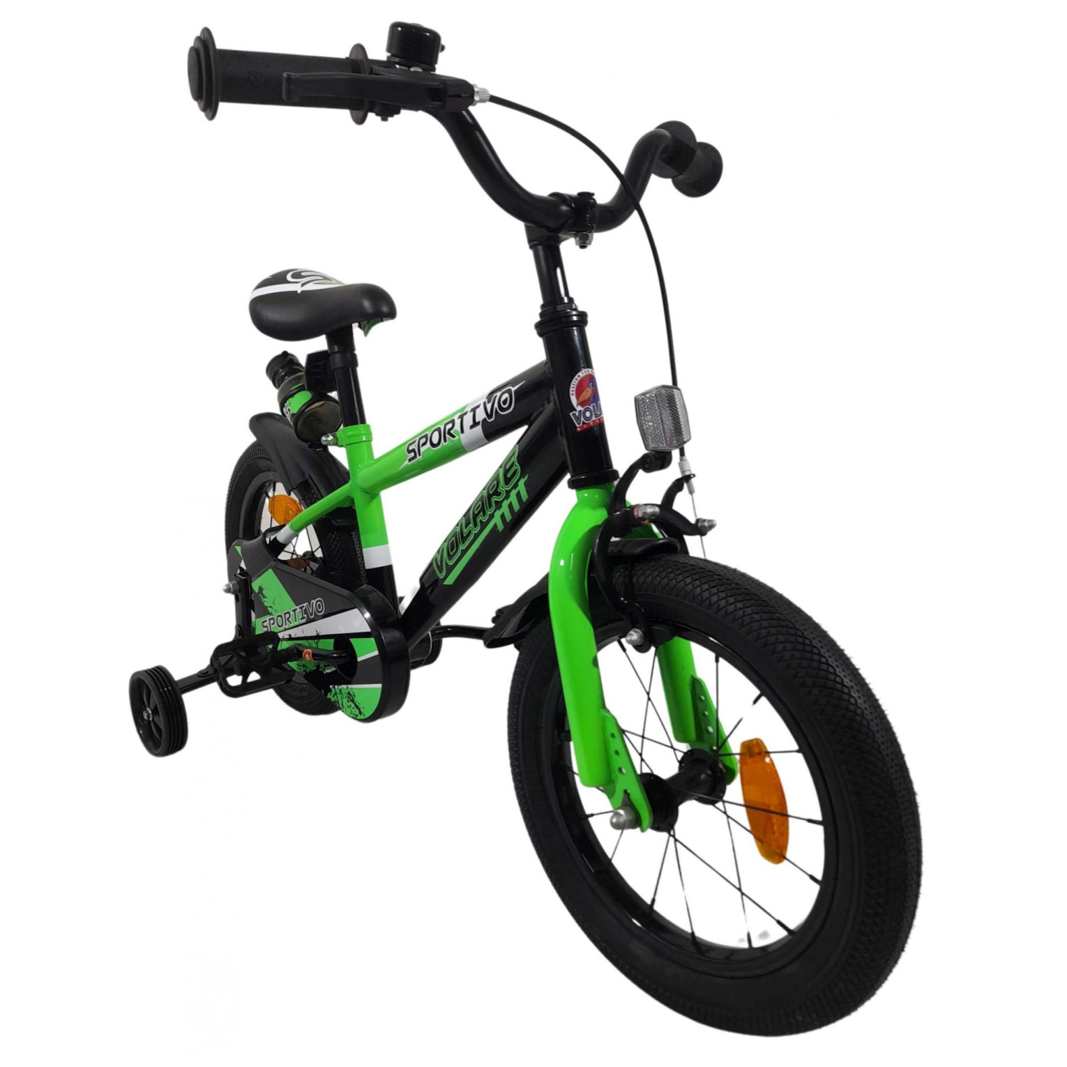 Vélo Volare Sportivo - 16 pouces - Vert Noir