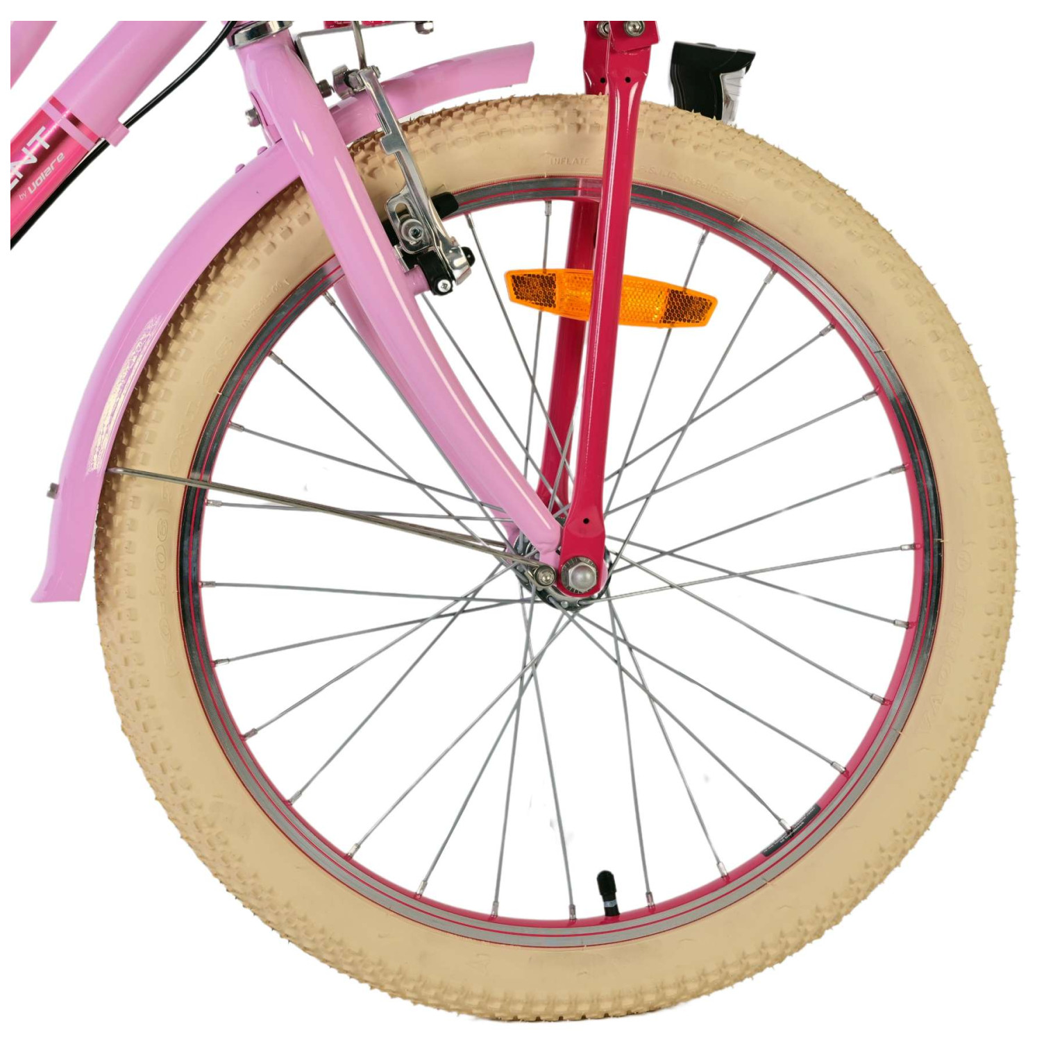 Volare Excellent Fiets - 20 inch - Roze - 3 versnellingen