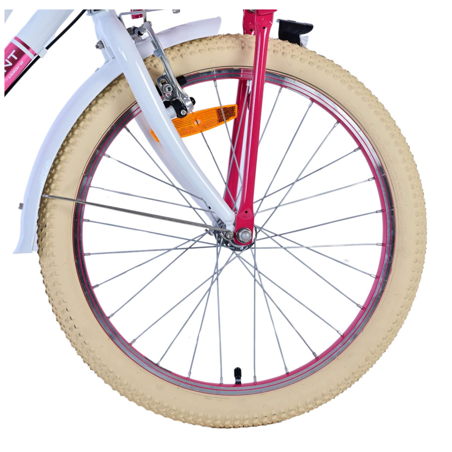 Volare Excellent Fiets - 20 inch - Wit - 3 versnellingen