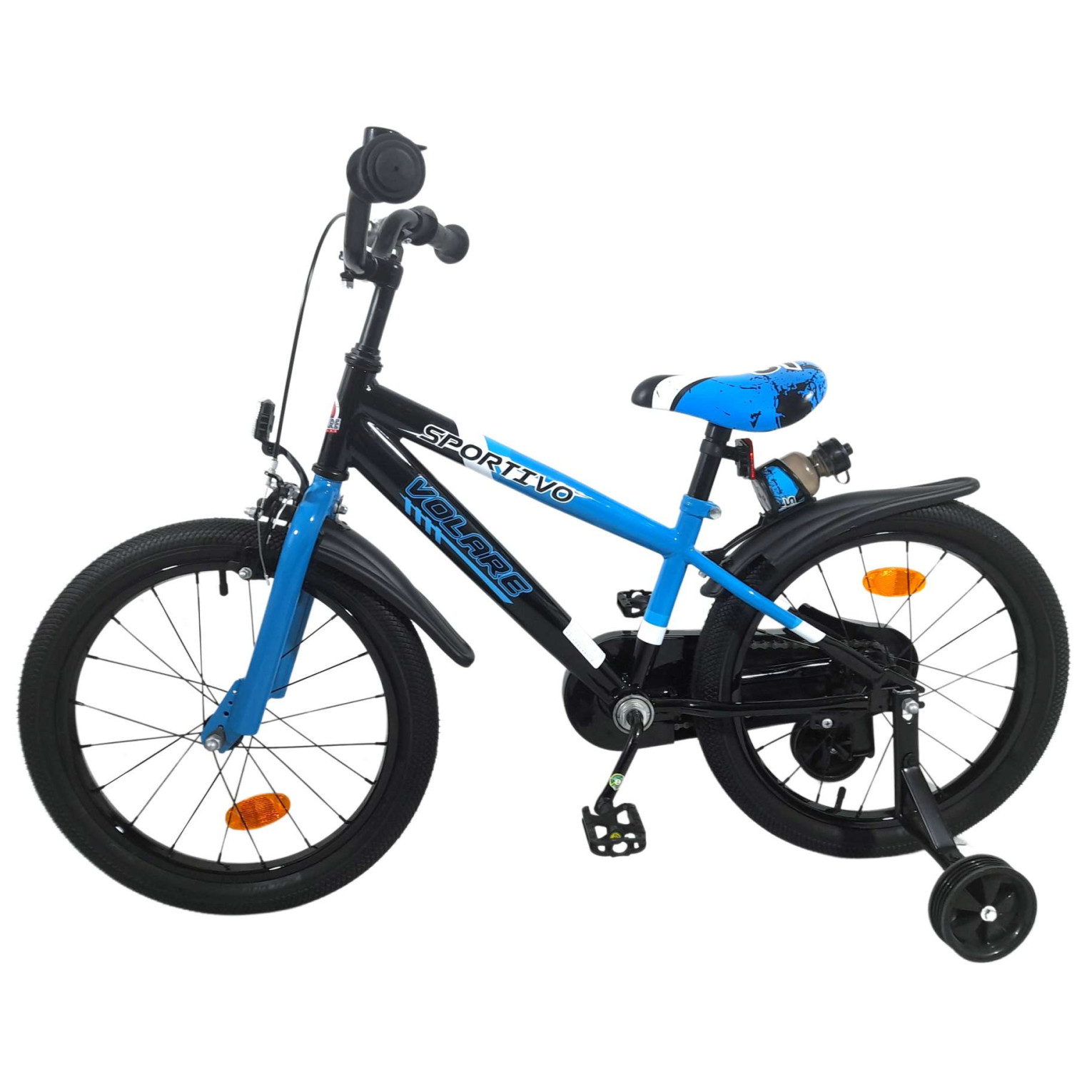 Volare Sportivo Fiets - 16 inch - Blauw Zwart