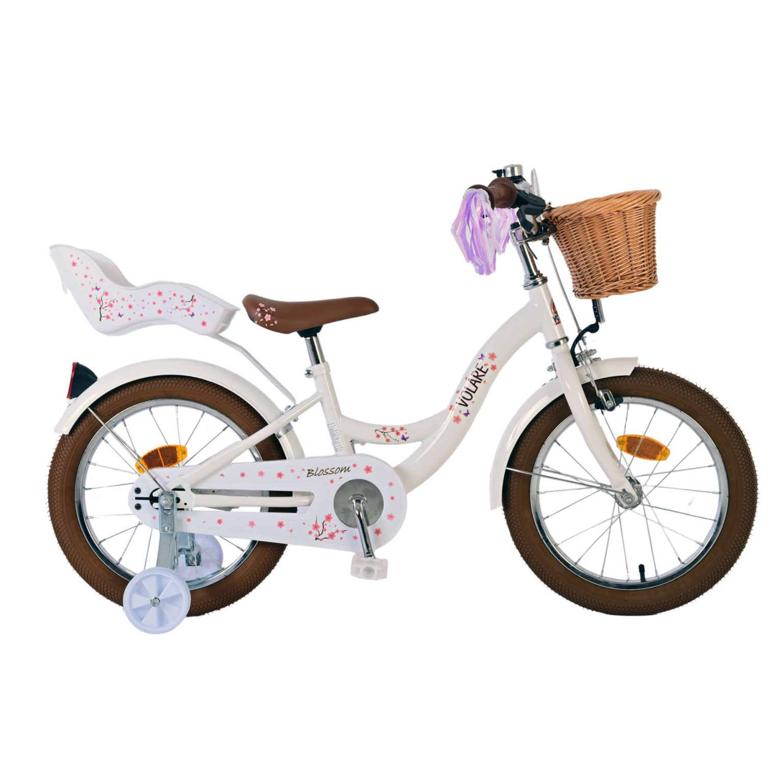 Volare Blossom Fiets - 16 inch - Wit