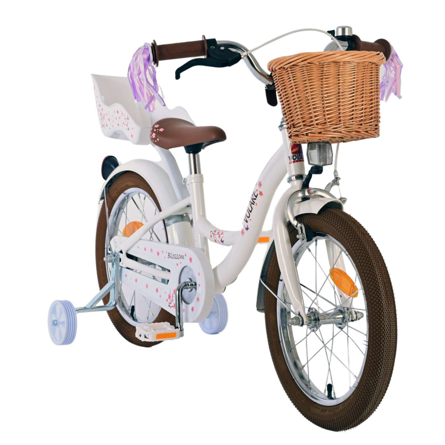 Volare Blossom Fiets - 16 inch - Wit