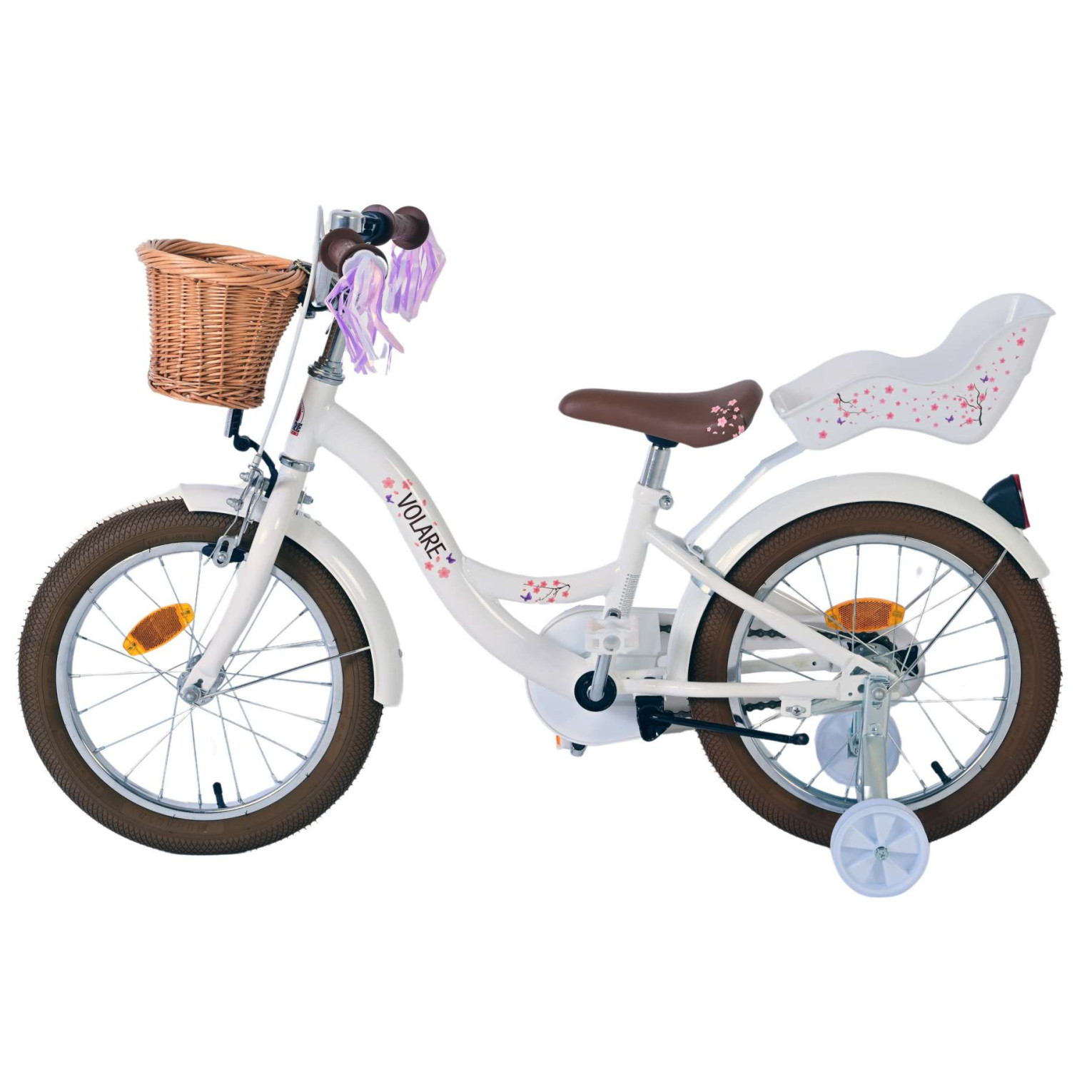 Volare Blossom Fiets - 16 inch - Wit