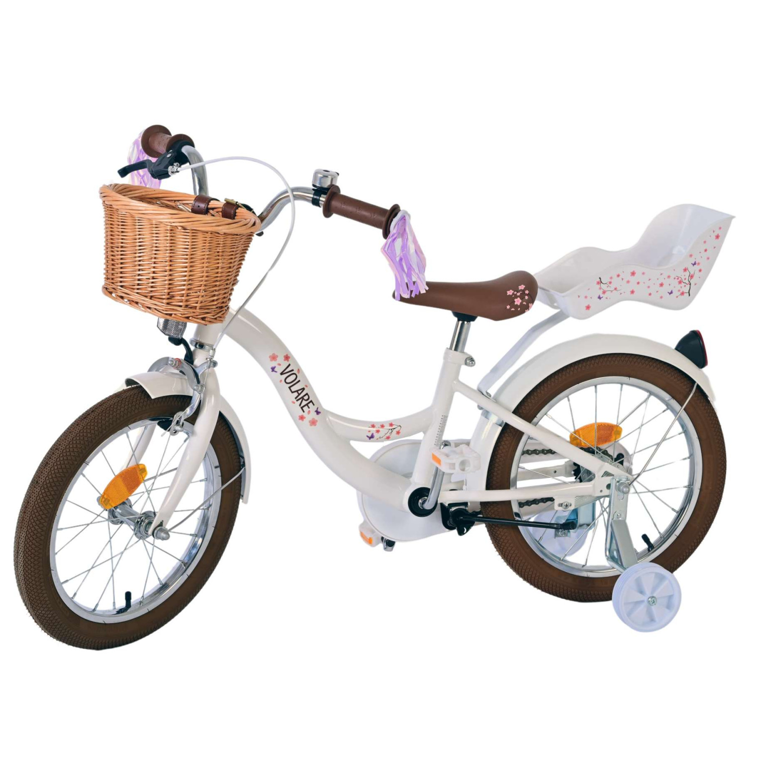 Volare Blossom Fiets - 16 inch - Wit