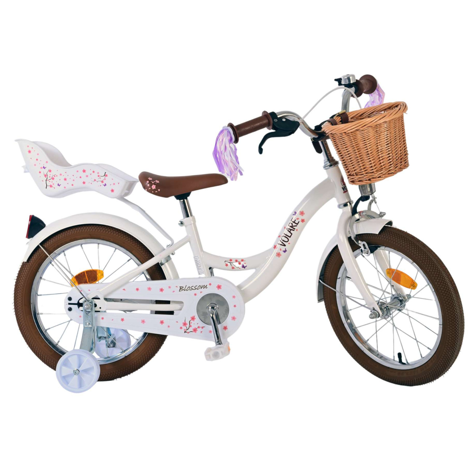 Volare Blossom Fiets - 16 inch - Wit