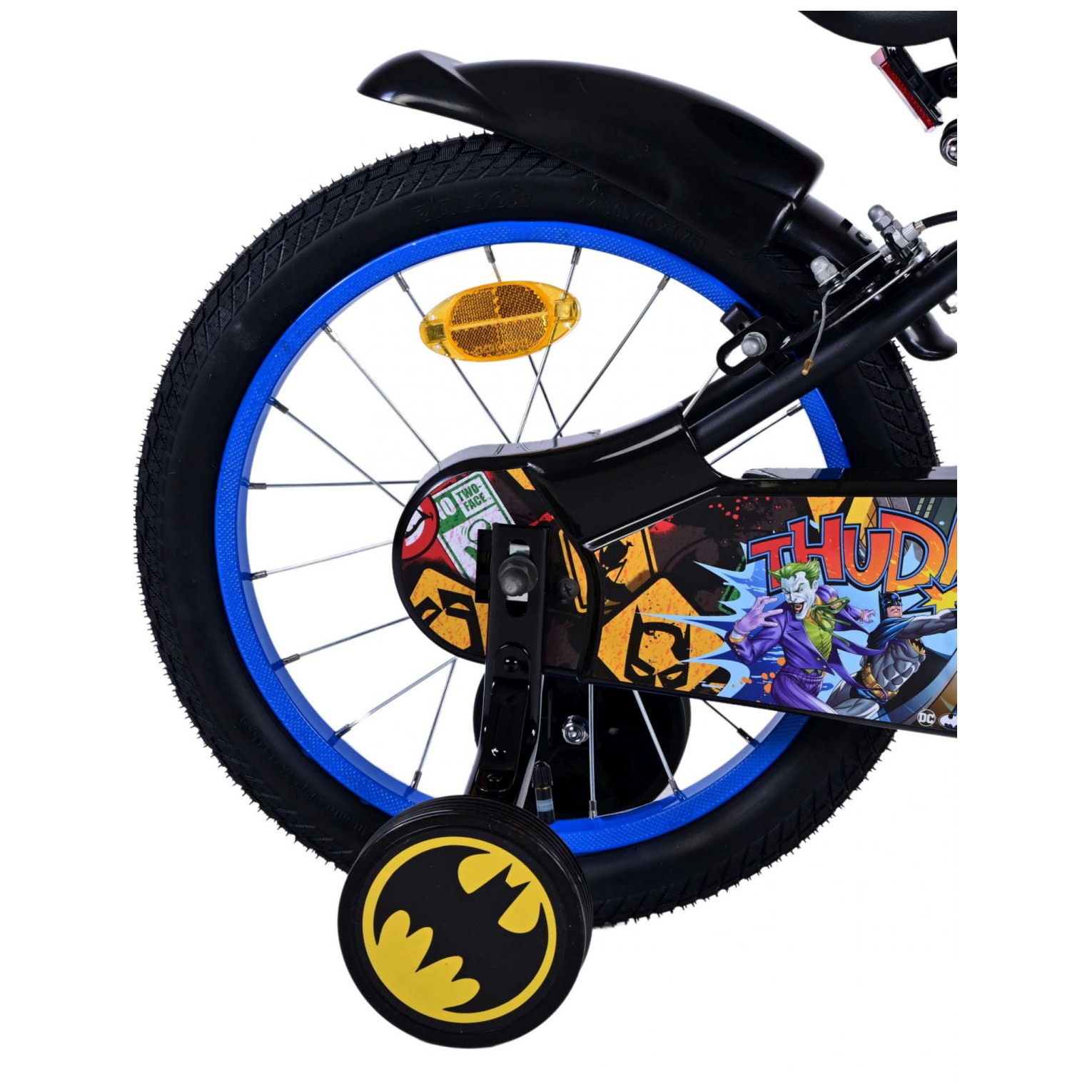 Batman Fiets - 16 inch - Zwart - Twee handremmen