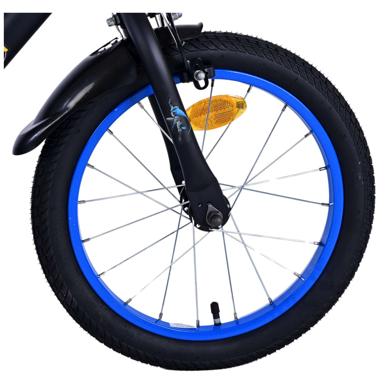 Batman Fiets - 16 inch - Zwart - Twee handremmen