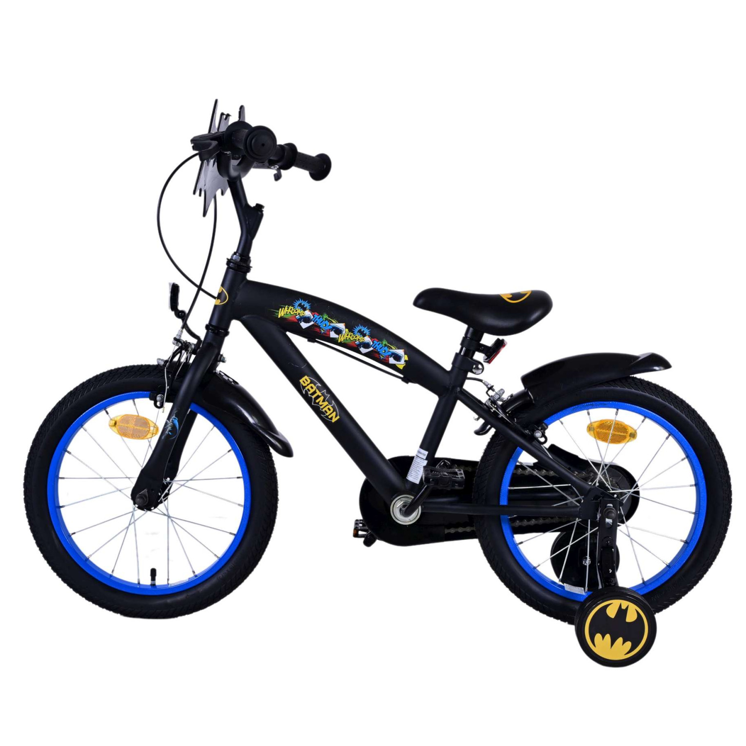 Batman Fiets - 16 inch - Zwart - Twee handremmen