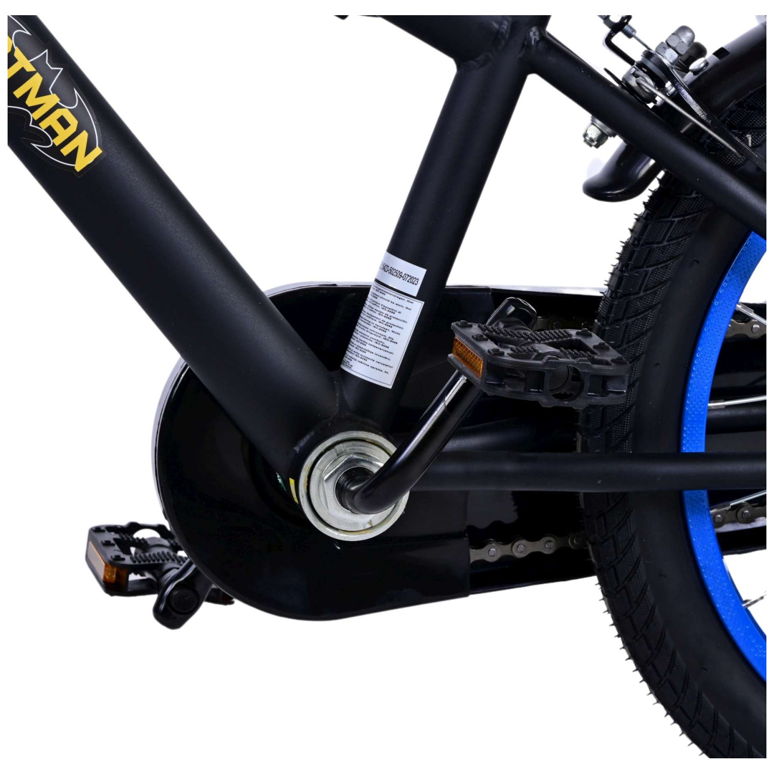 Batman Fiets - 16 inch - Zwart - Twee handremmen