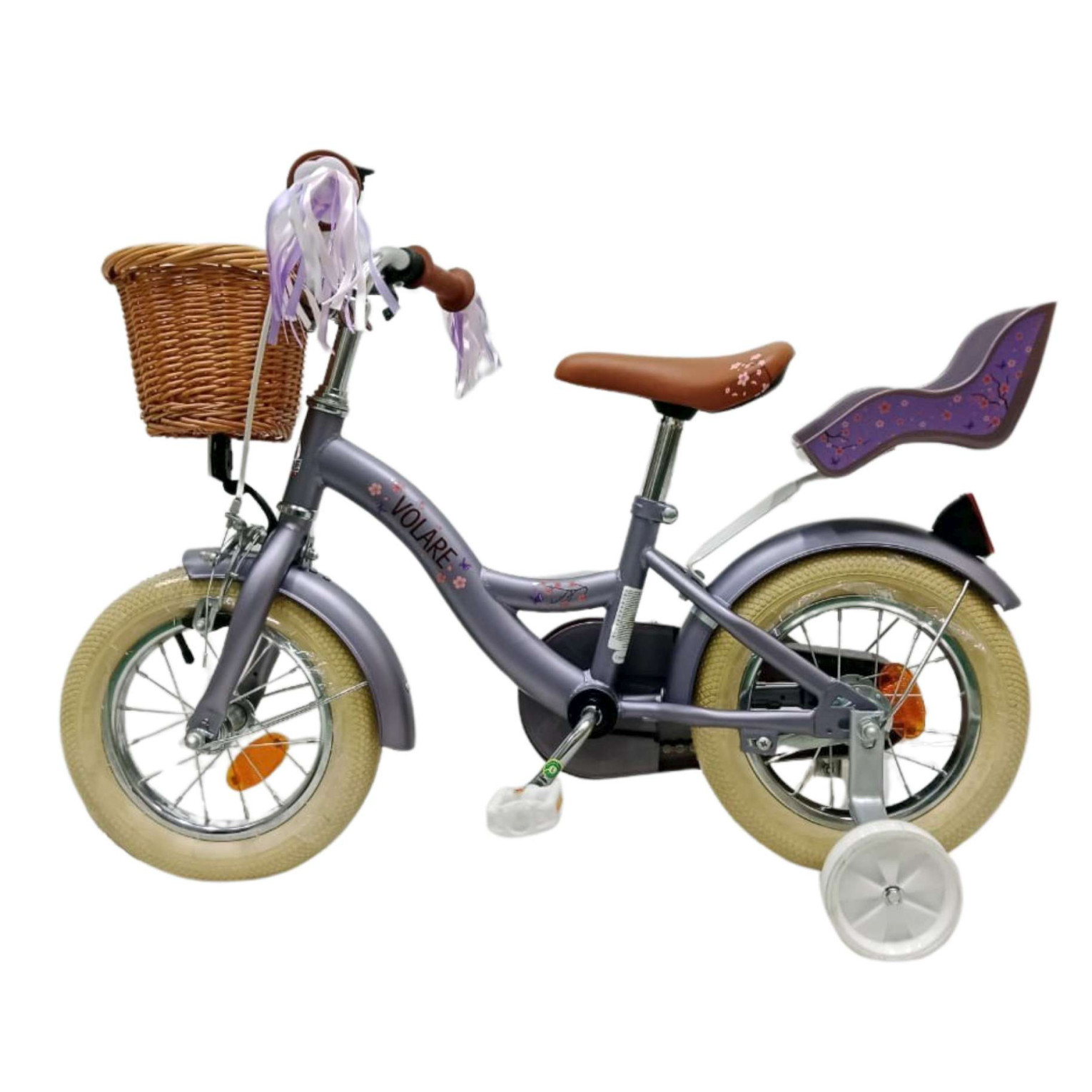 Volare Blossom Fiets - 12 inch - Paars