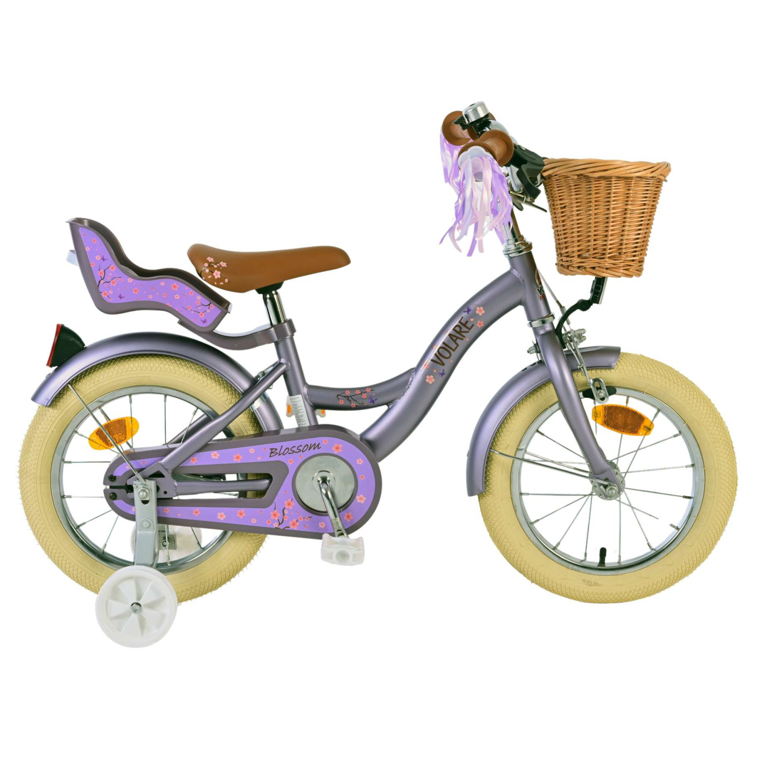 Volare Blossom Fiets - 14 inch - Paars