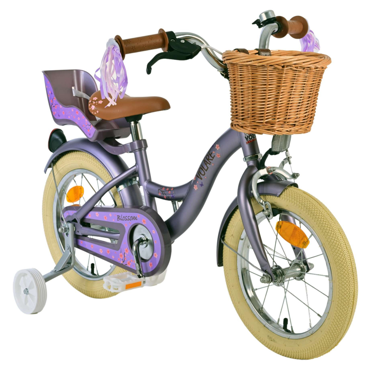 Volare Blossom Fiets - 14 inch - Paars