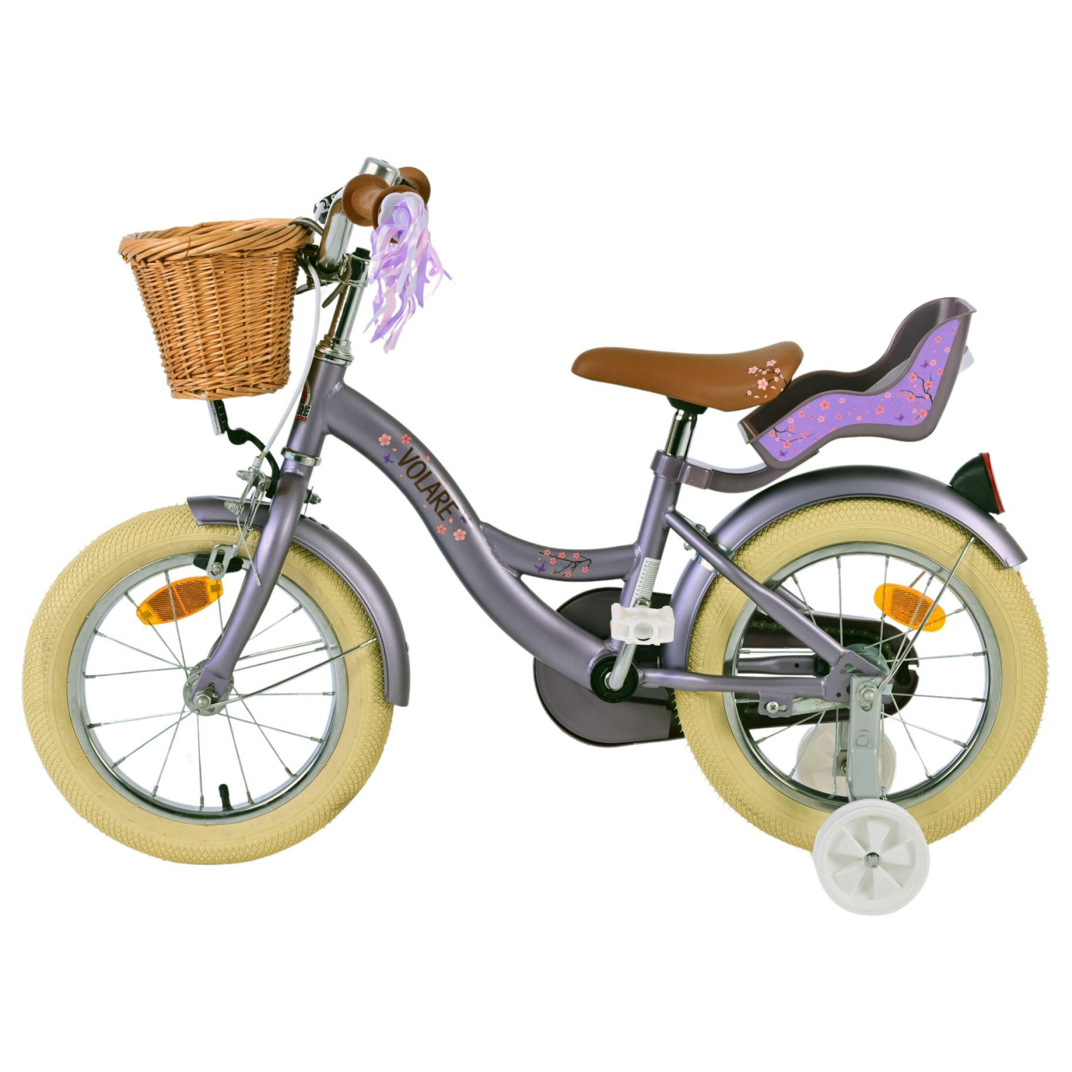 Volare Blossom Fiets - 14 inch - Paars